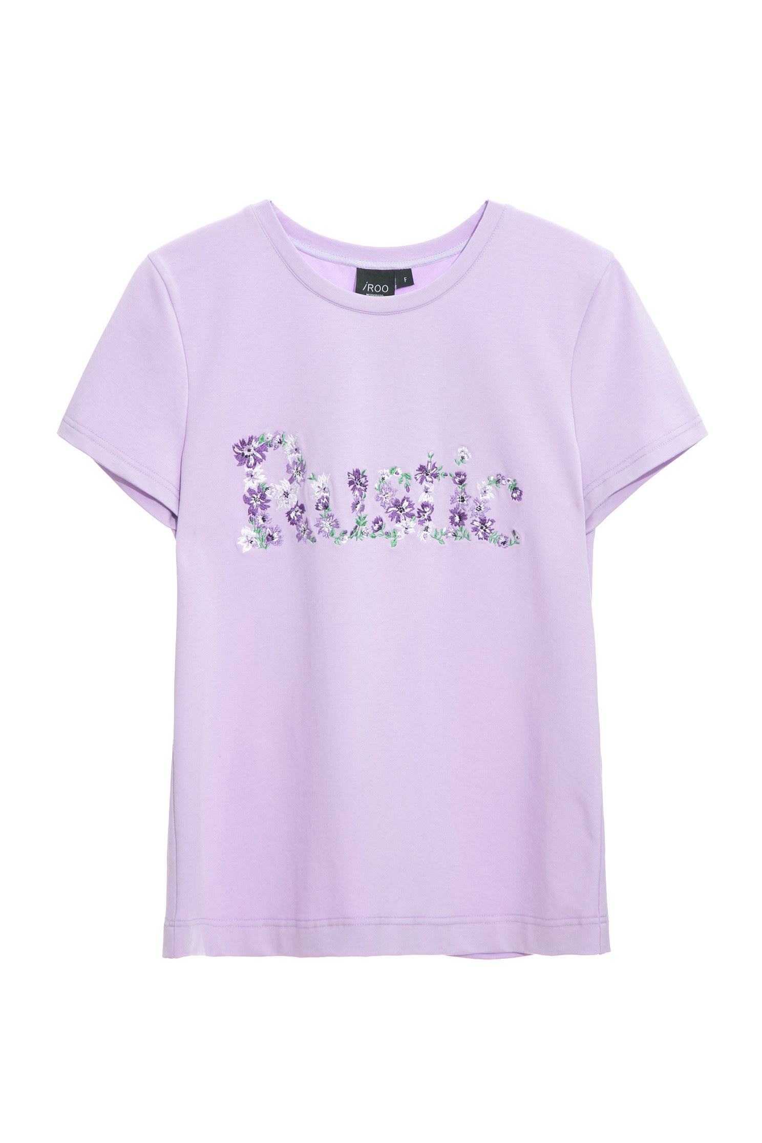 彩色桔梗花刺繡T恤上衣彩色桔梗花刺繡T恤上衣,T-Shirt,T恤,上衣,刺繡,春夏穿搭