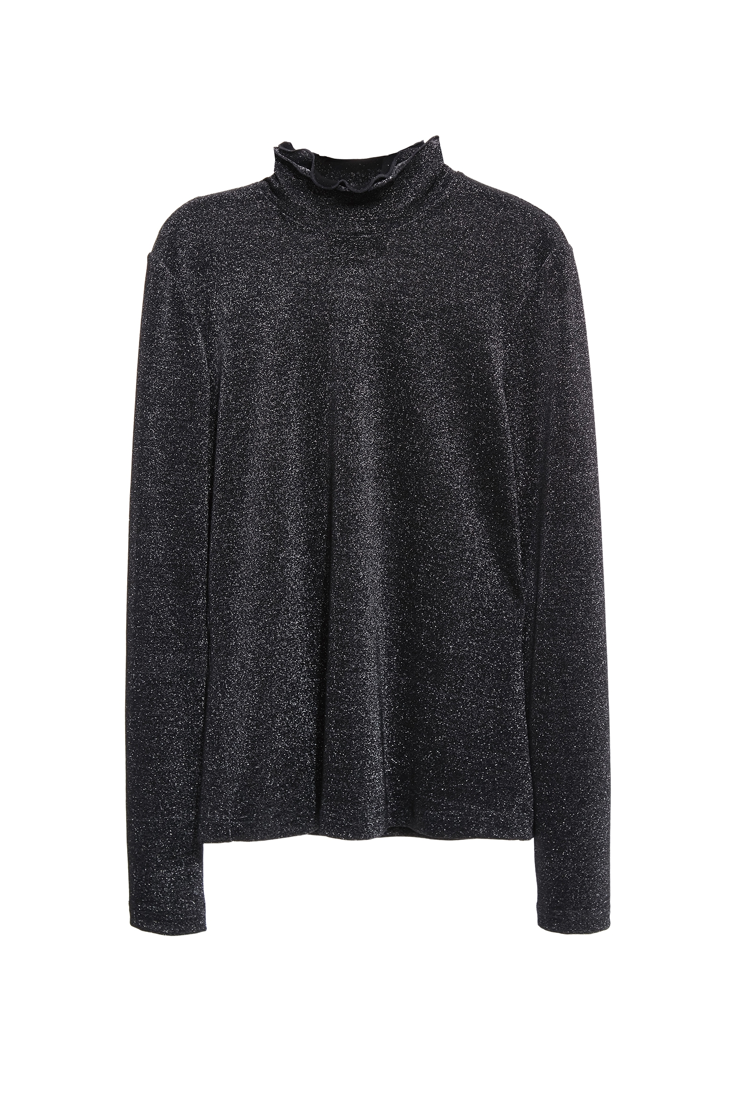 光澤月光灰單品上衣光澤月光灰單品上衣,上衣,秋冬穿搭,黑色上衣