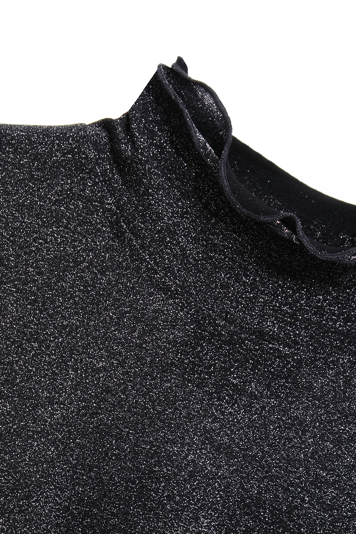 光澤月光灰單品上衣光澤月光灰單品上衣,上衣,秋冬穿搭,黑色上衣