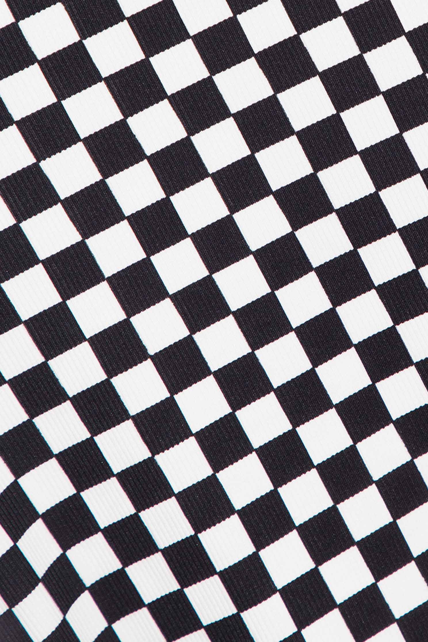 棋盤格印花T恤棋盤格印花T恤,T-Shirt,上衣,秋冬穿搭,繡花