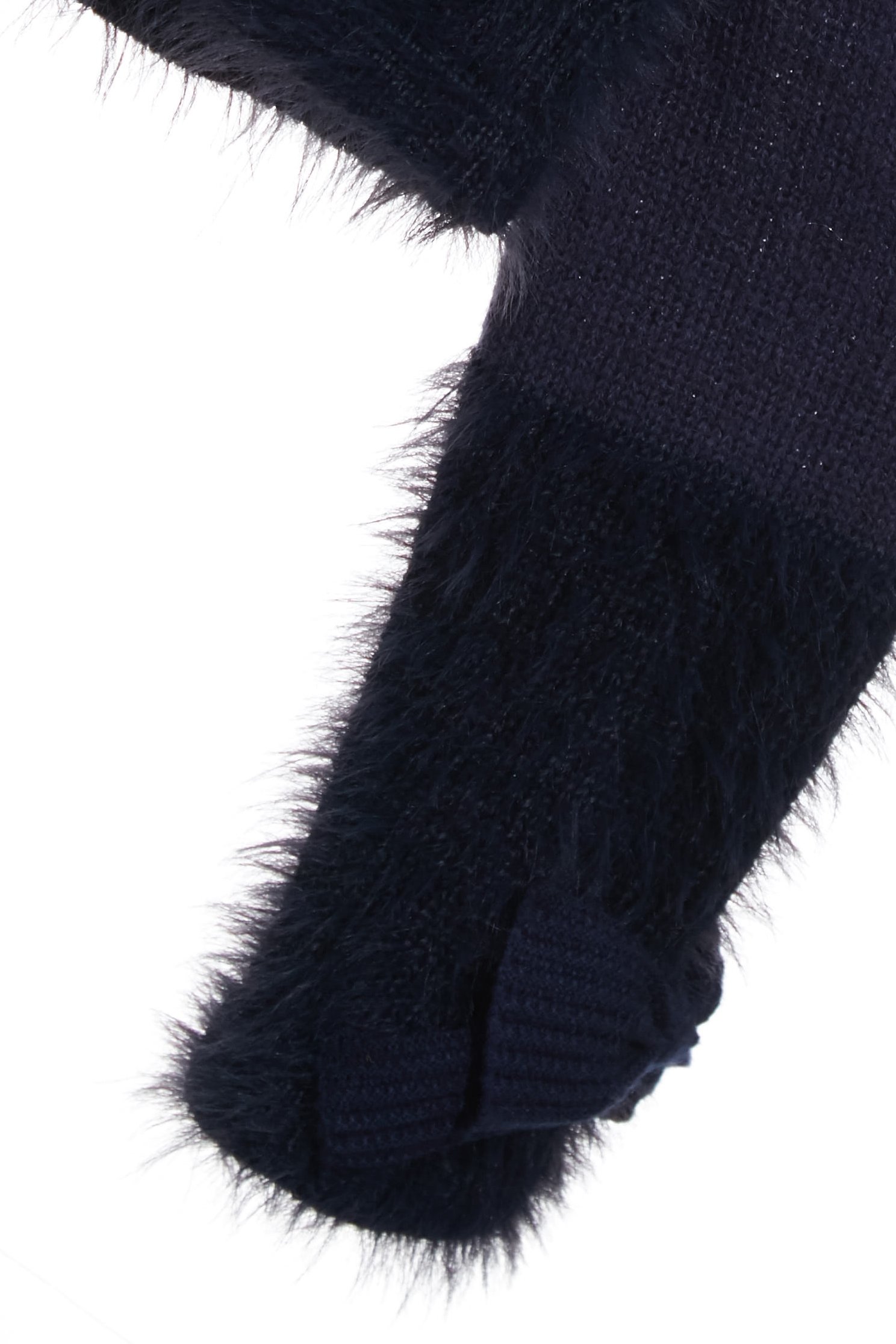 濃厚靛藍綴織帶花卉針織上衣濃厚靛藍綴織帶花卉針織上衣,上衣,秋冬穿搭,蝴蝶結,針織,針織衫