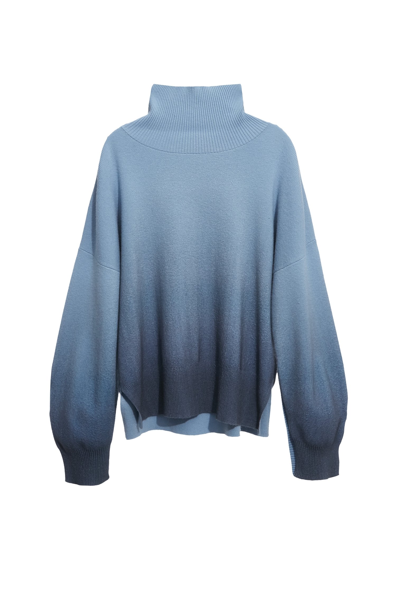 珍珠藍漸層染針織上衣珍珠藍漸層染針織上衣,上衣,春夏穿搭,珍珠,針織,針織衫