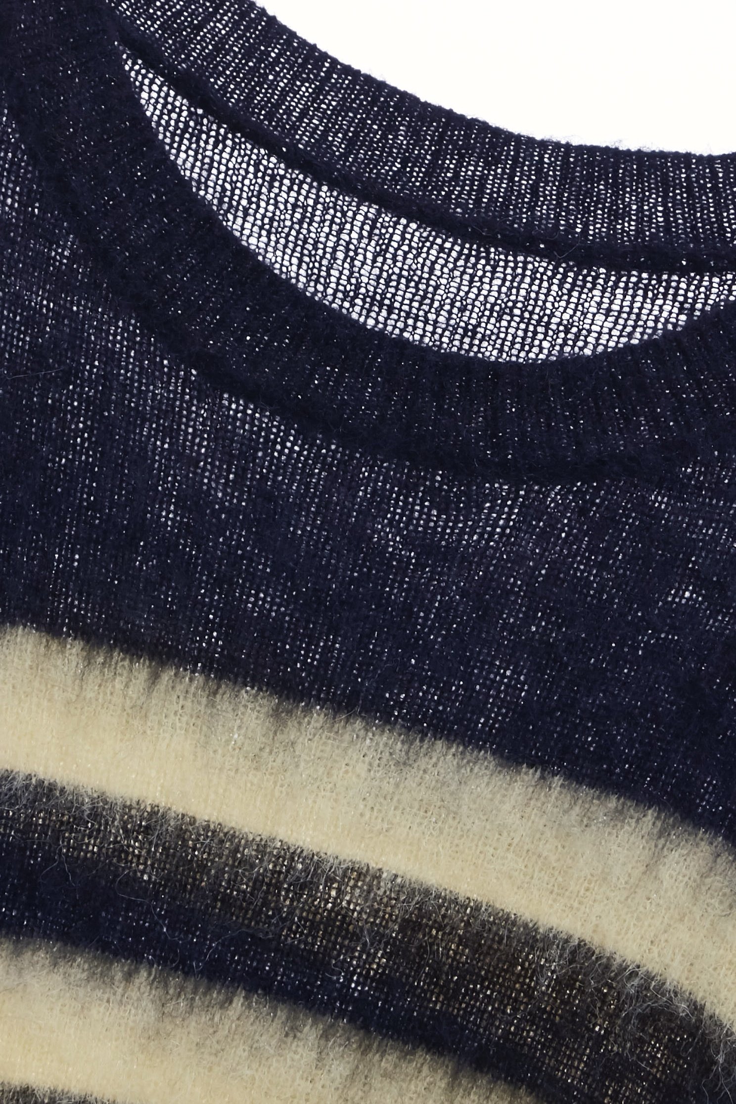 海軍藍仿馬海毛條紋針織海軍藍仿馬海毛條紋針織,上班OL穿搭,上衣,春夏穿搭,條紋,約會特輯,針織,針織上衣,針織衫