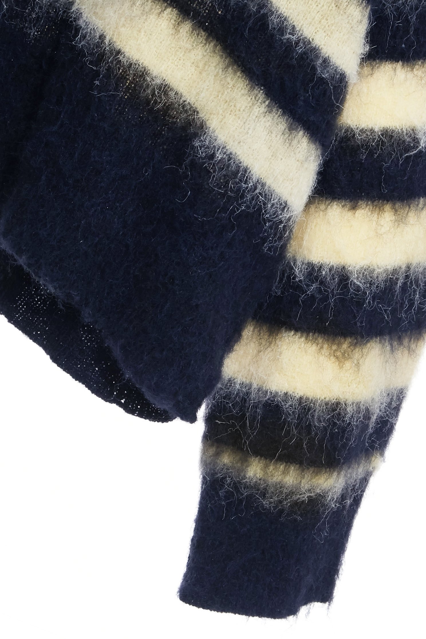 海軍藍仿馬海毛條紋針織海軍藍仿馬海毛條紋針織,上班OL穿搭,上衣,春夏穿搭,條紋,約會特輯,針織,針織上衣,針織衫