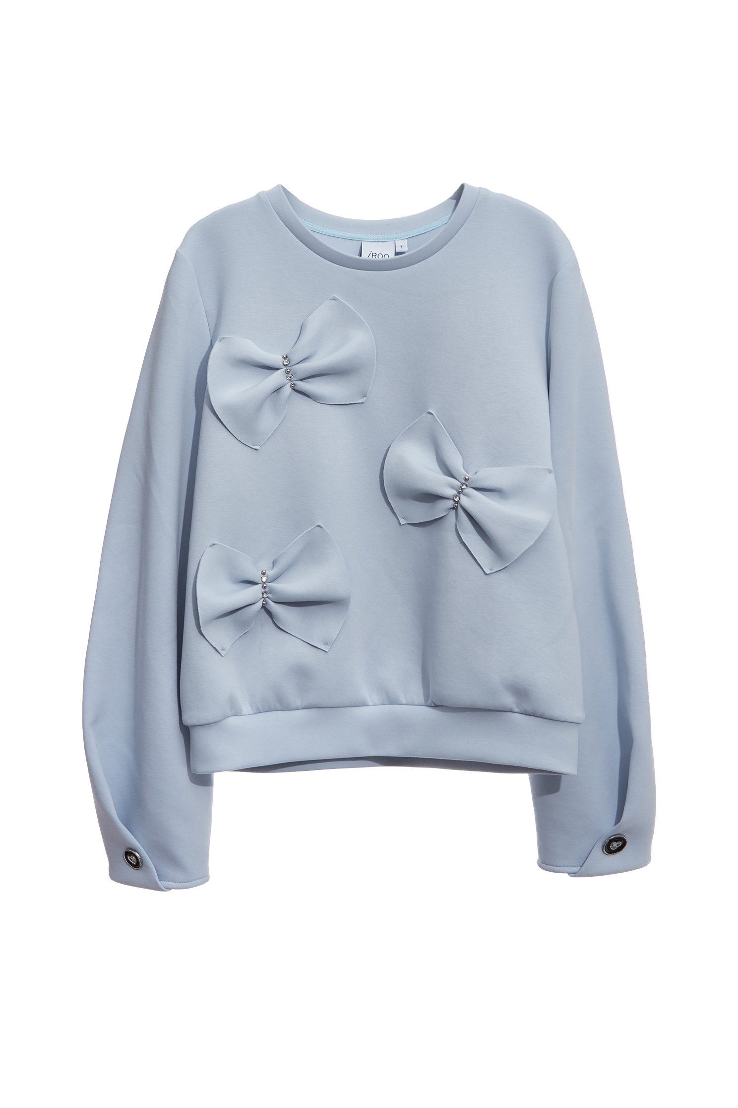 月光石藍單品上衣月光石藍單品上衣,上衣,春夏穿搭,簡約穿搭,約會特輯,蝴蝶結