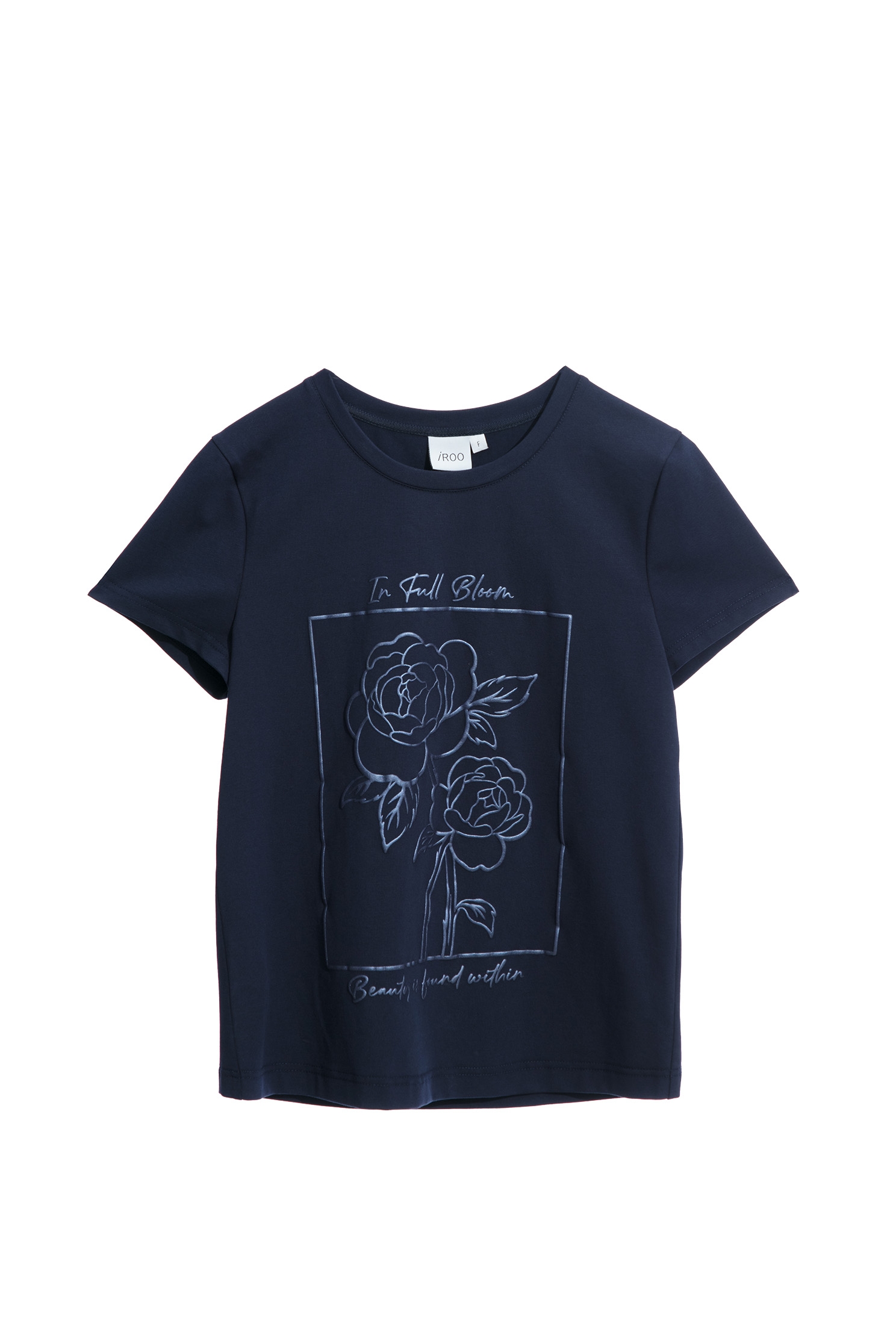 立體花束印花T恤立體花束印花T恤,T-Shirt,上衣,秋冬穿搭