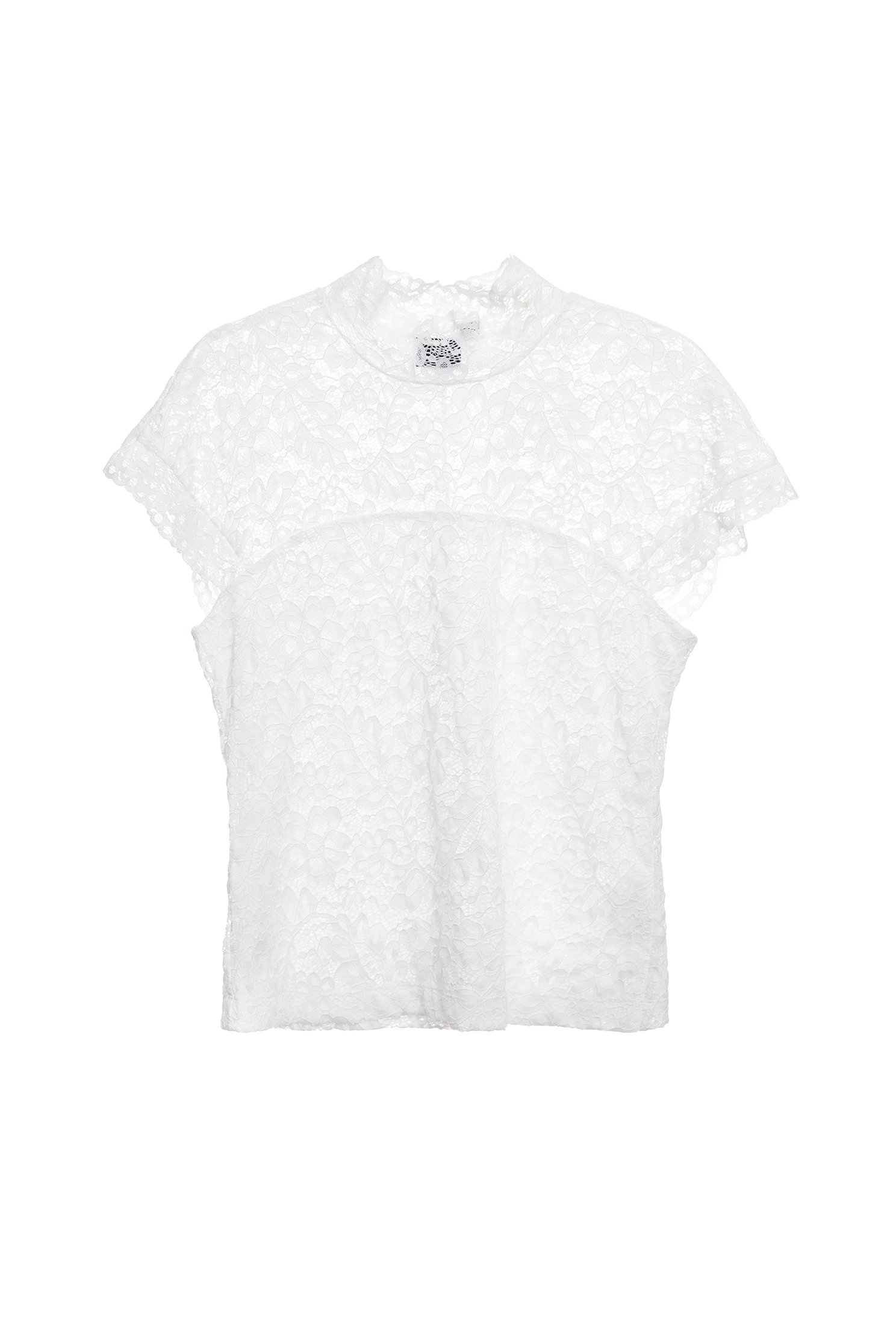 珍珠白小高領彈性蕾絲單品珍珠白小高領彈性蕾絲單品,上班OL穿搭,上衣,春夏穿搭,珍珠,白色上衣,約會特輯,蕾絲