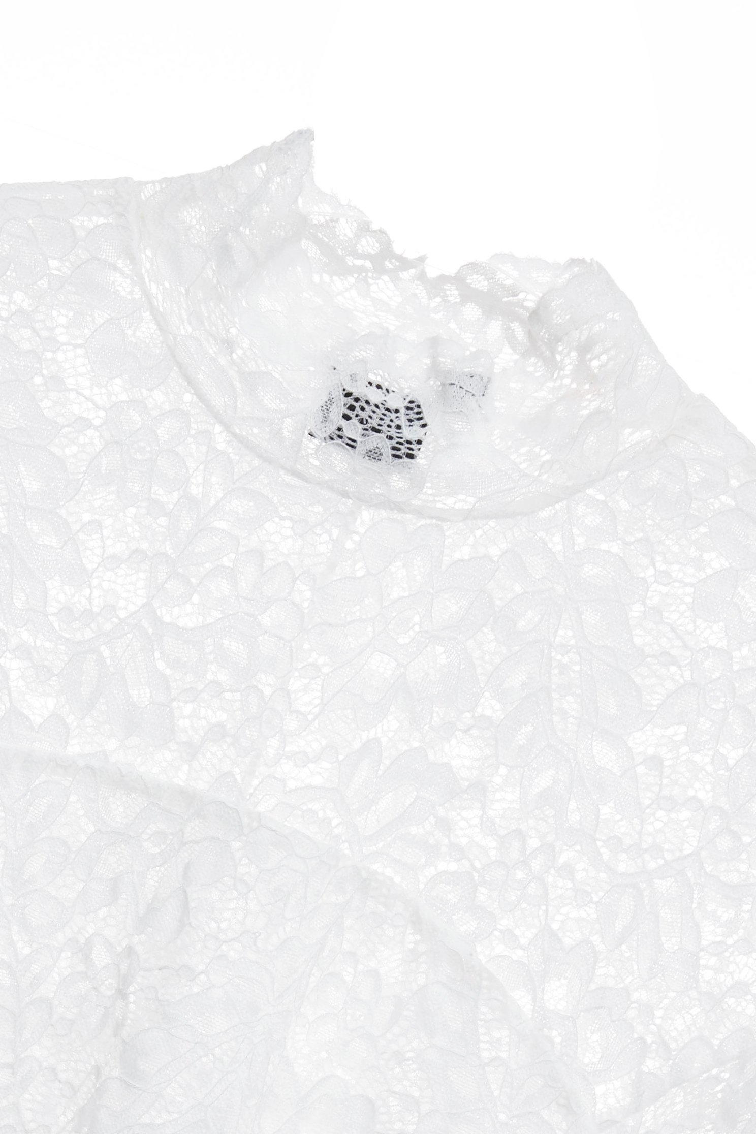 珍珠白小高領彈性蕾絲單品珍珠白小高領彈性蕾絲單品,上班OL穿搭,上衣,春夏穿搭,珍珠,白色上衣,約會特輯,蕾絲