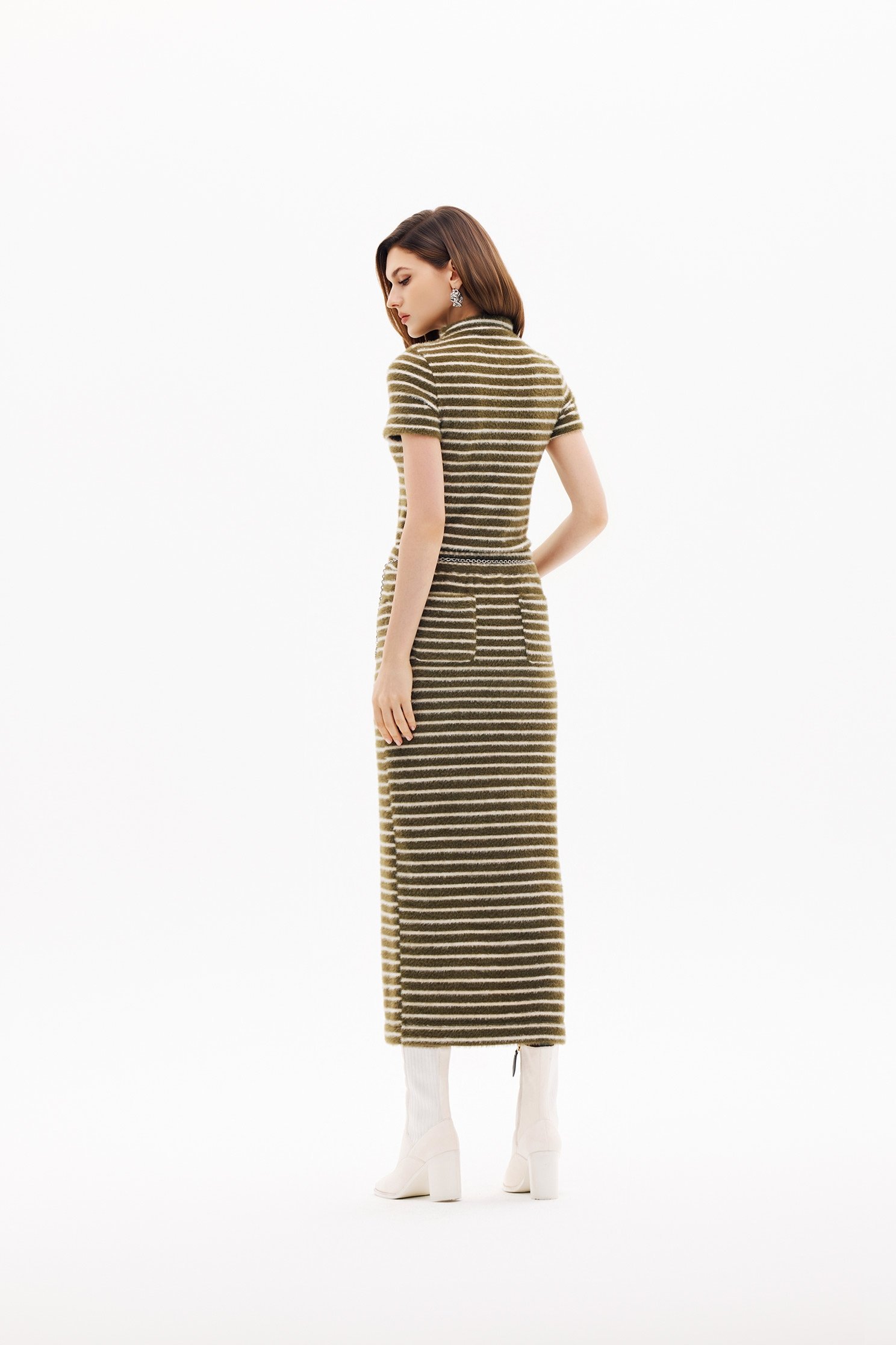 酸橙綠條紋單品上衣酸橙綠條紋單品上衣,上衣,春夏穿搭,條紋