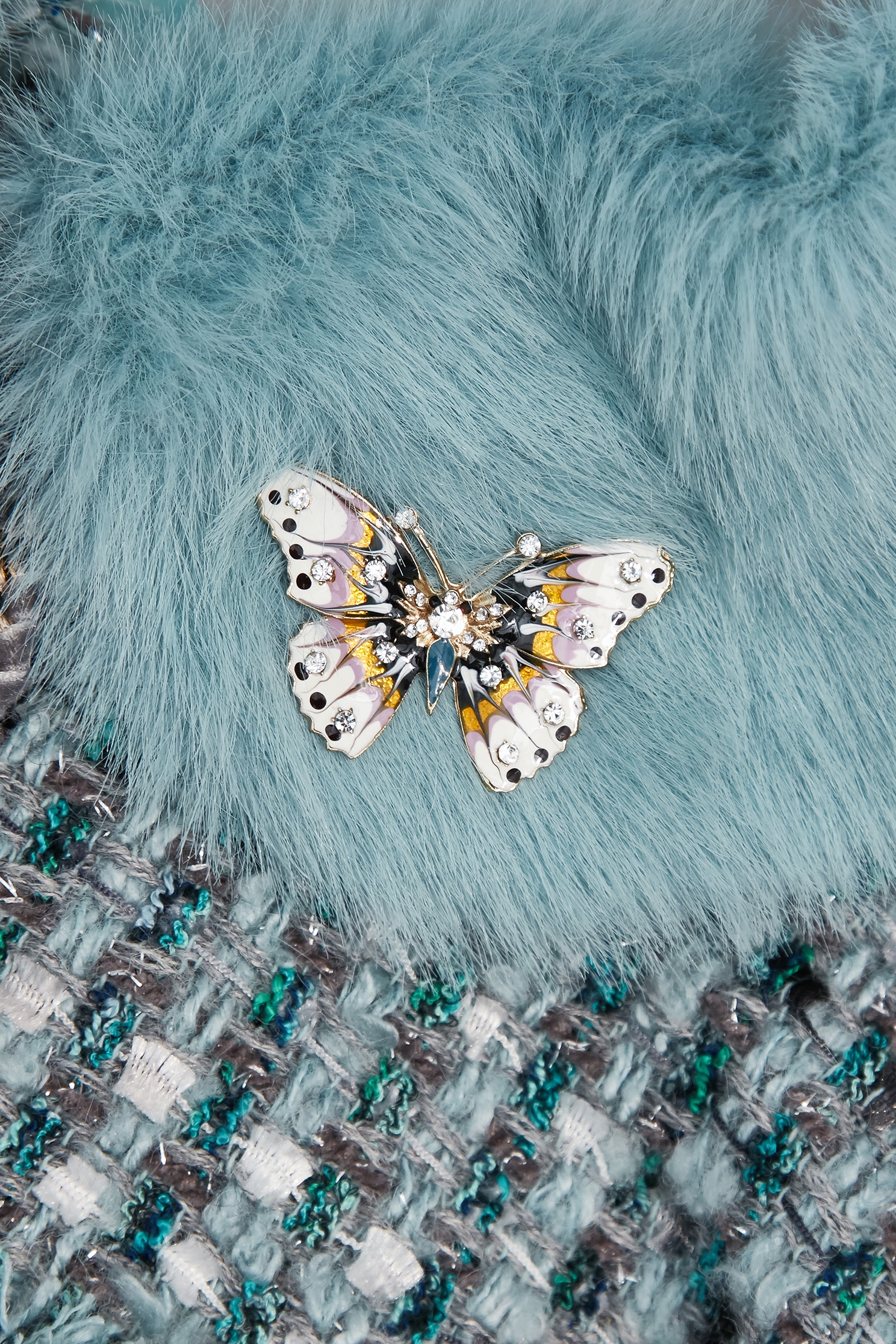 海藍寶石花呢紗外套海藍寶石花呢紗外套,一般外套,外套,小香風,秋冬穿搭