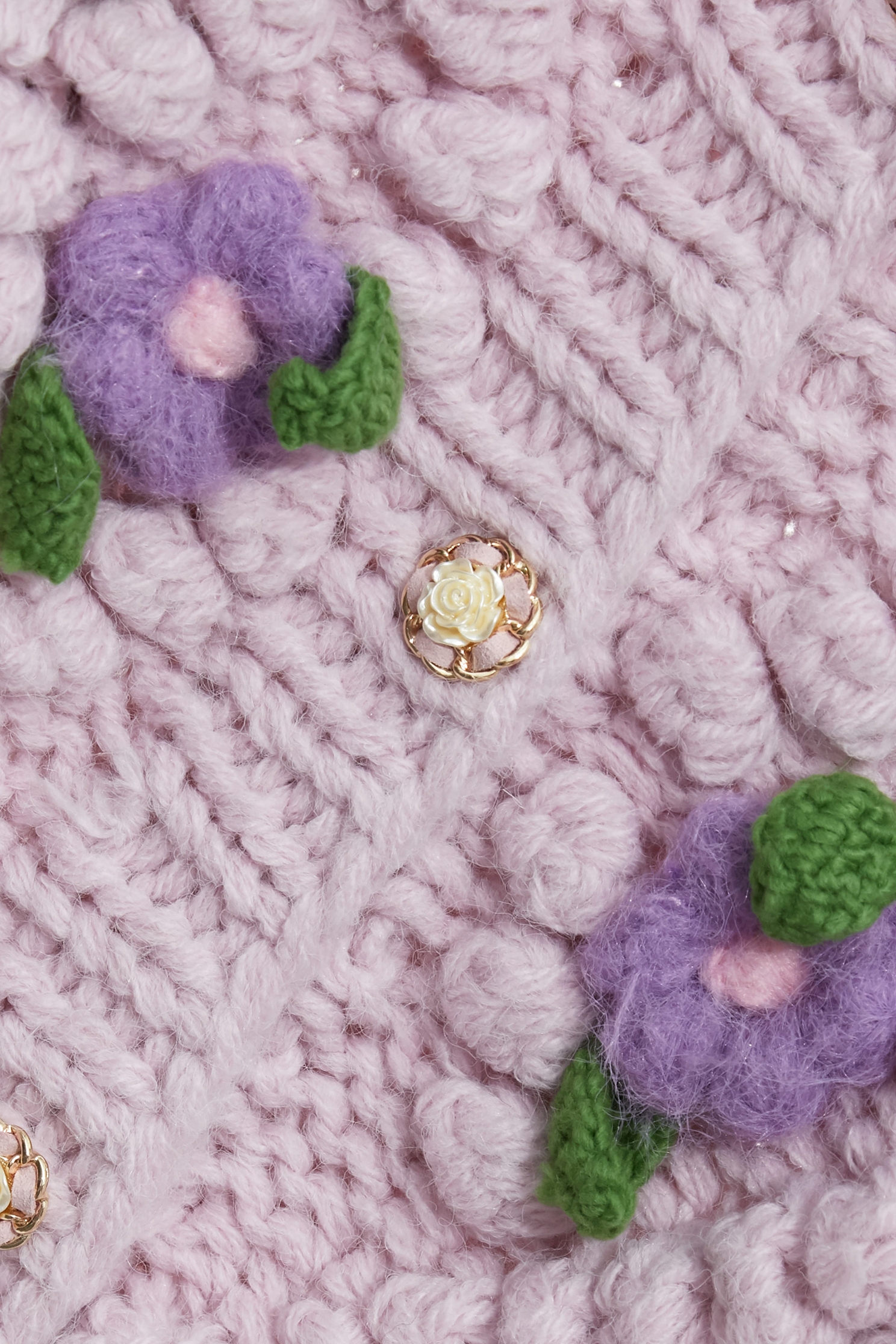 粉紅雪糕色粗針針織外套粉紅雪糕色粗針針織外套,外套,秋冬穿搭,約會特輯,花花世界,針織,針織外套