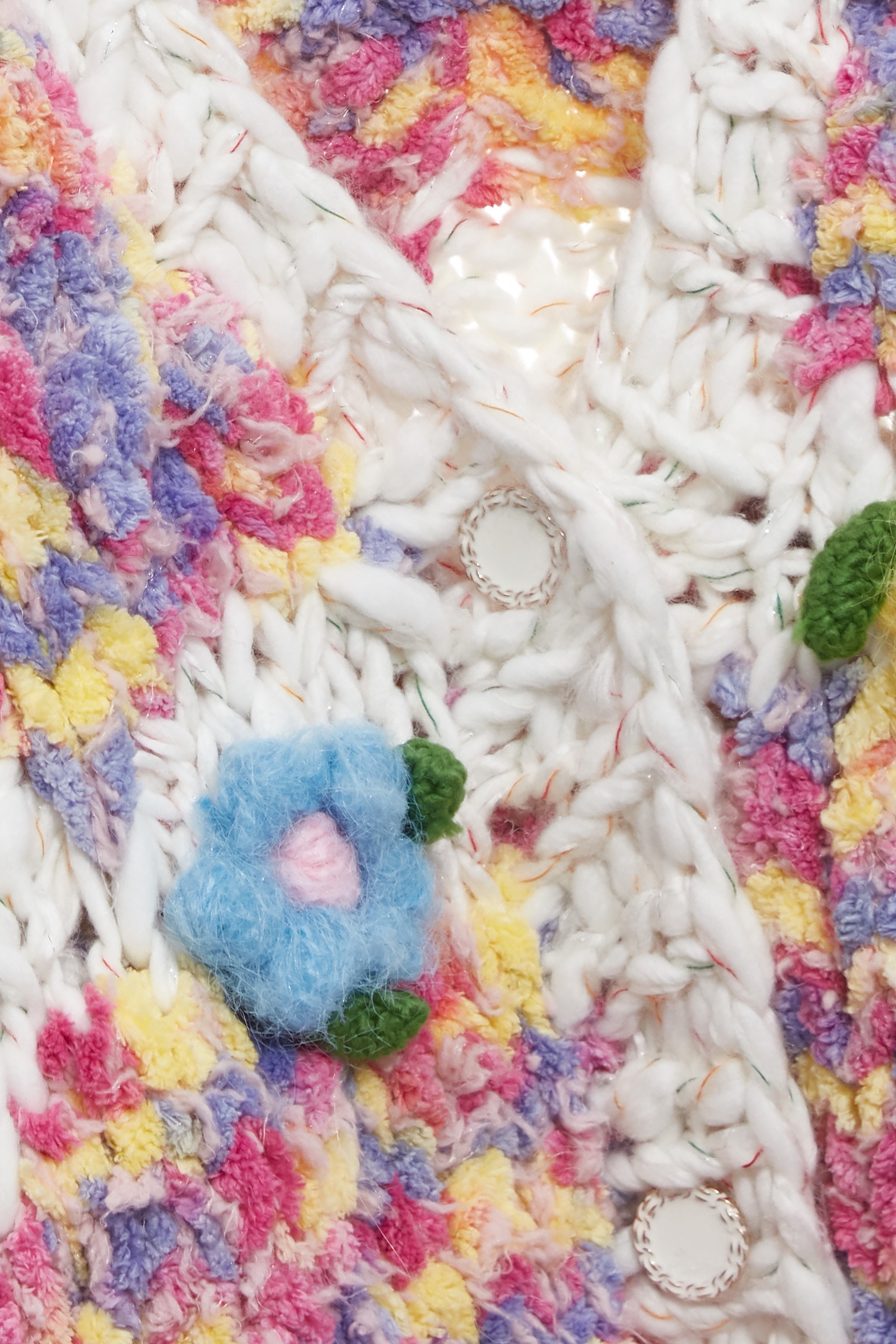 粉彩雪尼爾紗針織外套粉彩雪尼爾紗針織外套,外套,秋冬穿搭,約會特輯,花花世界,針織,針織外套