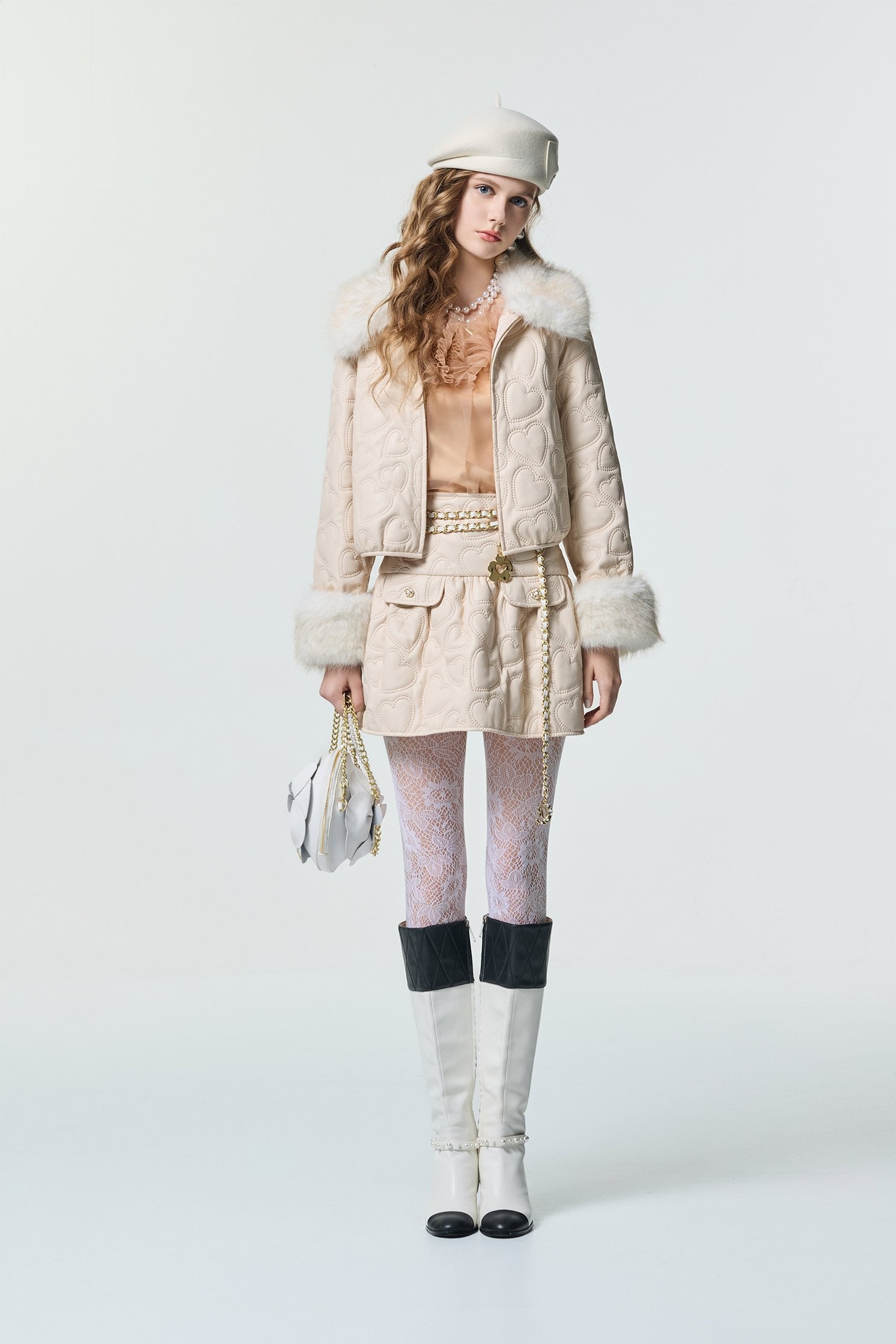 愛心圖騰絎縫仿皮外套愛心圖騰絎縫仿皮外套,一般外套,外套,春夏穿搭