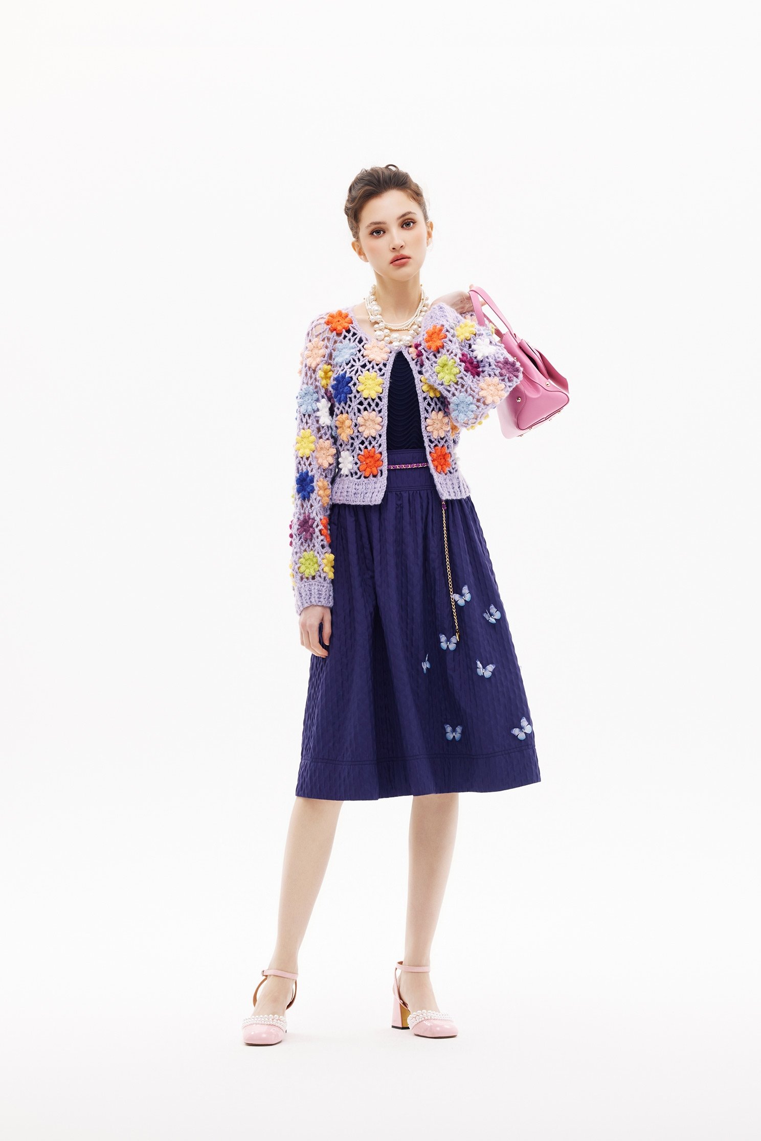 浪漫手作五彩外套浪漫手作五彩外套,外套,春夏穿搭,派對特輯,珍珠,約會特輯,花花世界,針織,針織外套