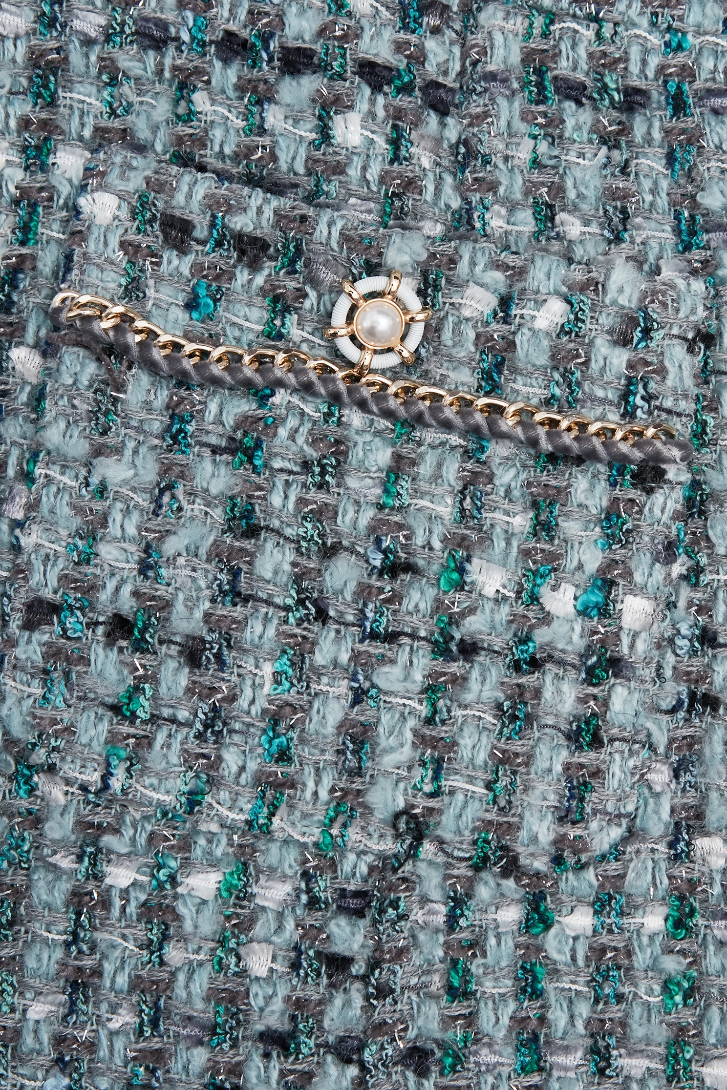 海藍寶石花呢紗短裙海藍寶石花呢紗短裙,短裙,秋冬穿搭