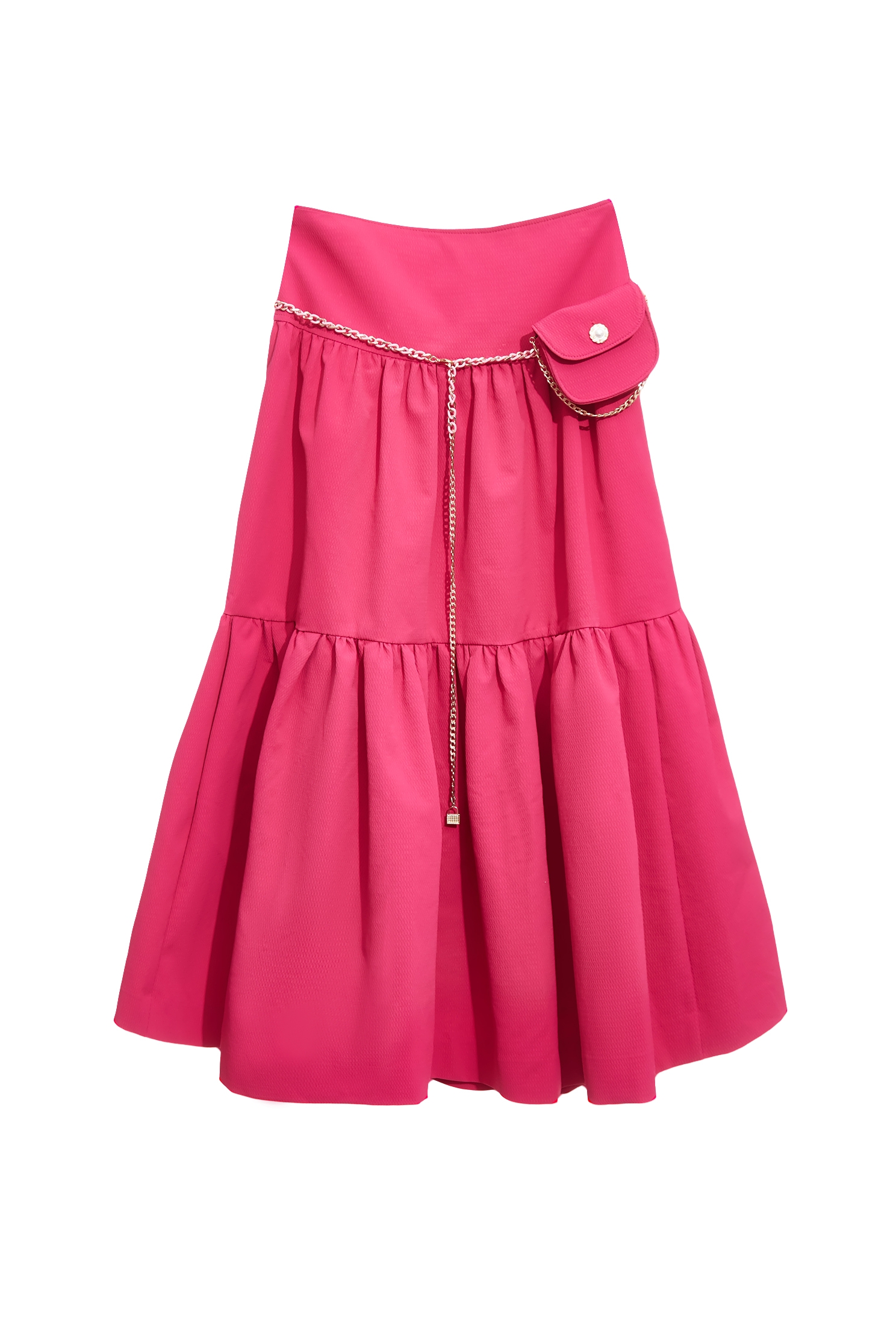 洋紅粉復古澎澎裙洋紅粉復古澎澎裙,秋冬穿搭,長裙