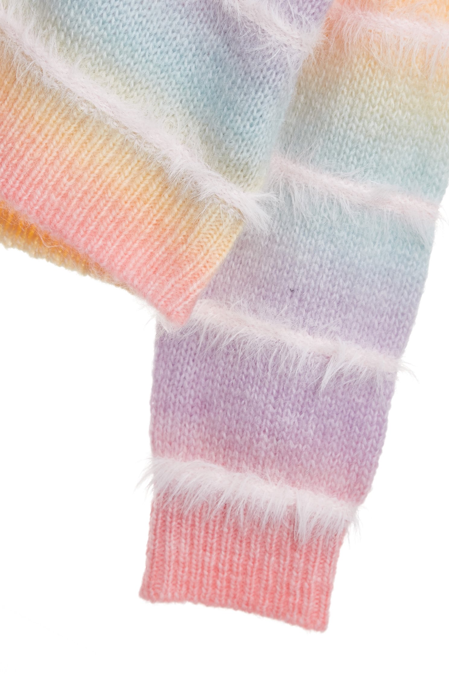 五彩漸層配條針織上衣五彩漸層配條針織上衣,上衣,春夏穿搭,針織,針織衫