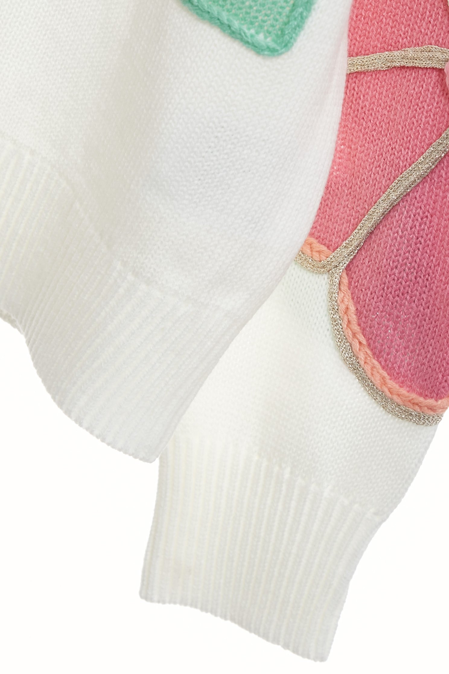 織帶鑲花瓣邊針織上衣織帶鑲花瓣邊針織上衣,上衣,春夏穿搭,針織,針織衫