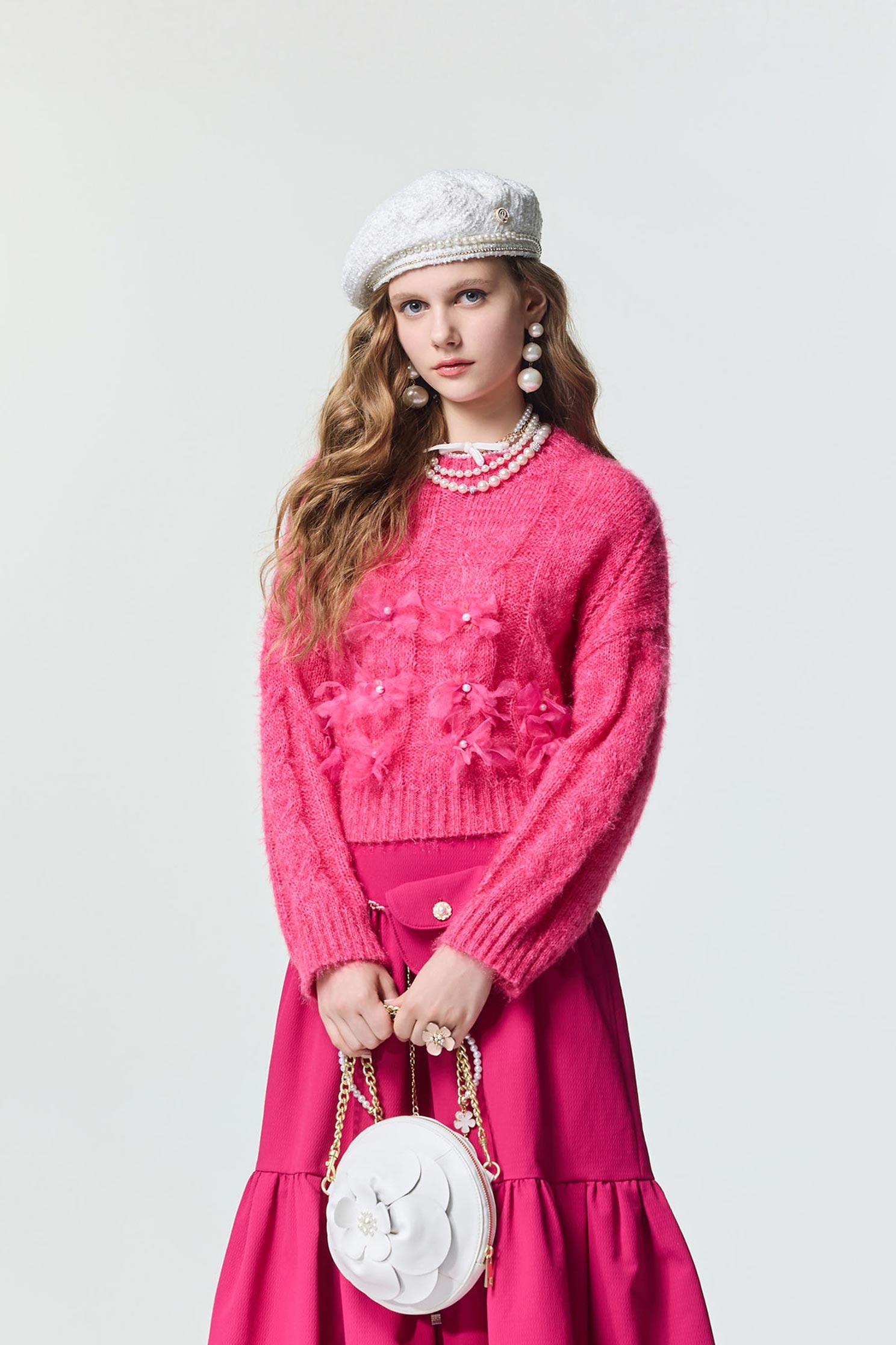 玫瑰可露麗針織上衣玫瑰可露麗針織上衣,上衣,春夏穿搭,針織,針織衫