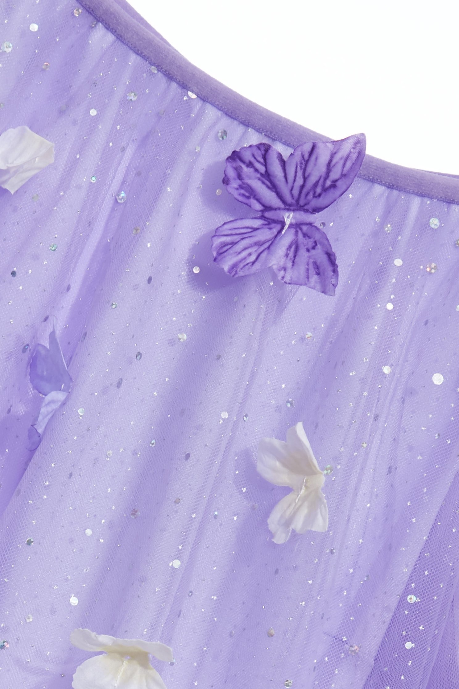 閃亮柔紫色網紗上衣閃亮柔紫色網紗上衣,上衣,春夏穿搭,時髦成套搭配,約會特輯,網紗