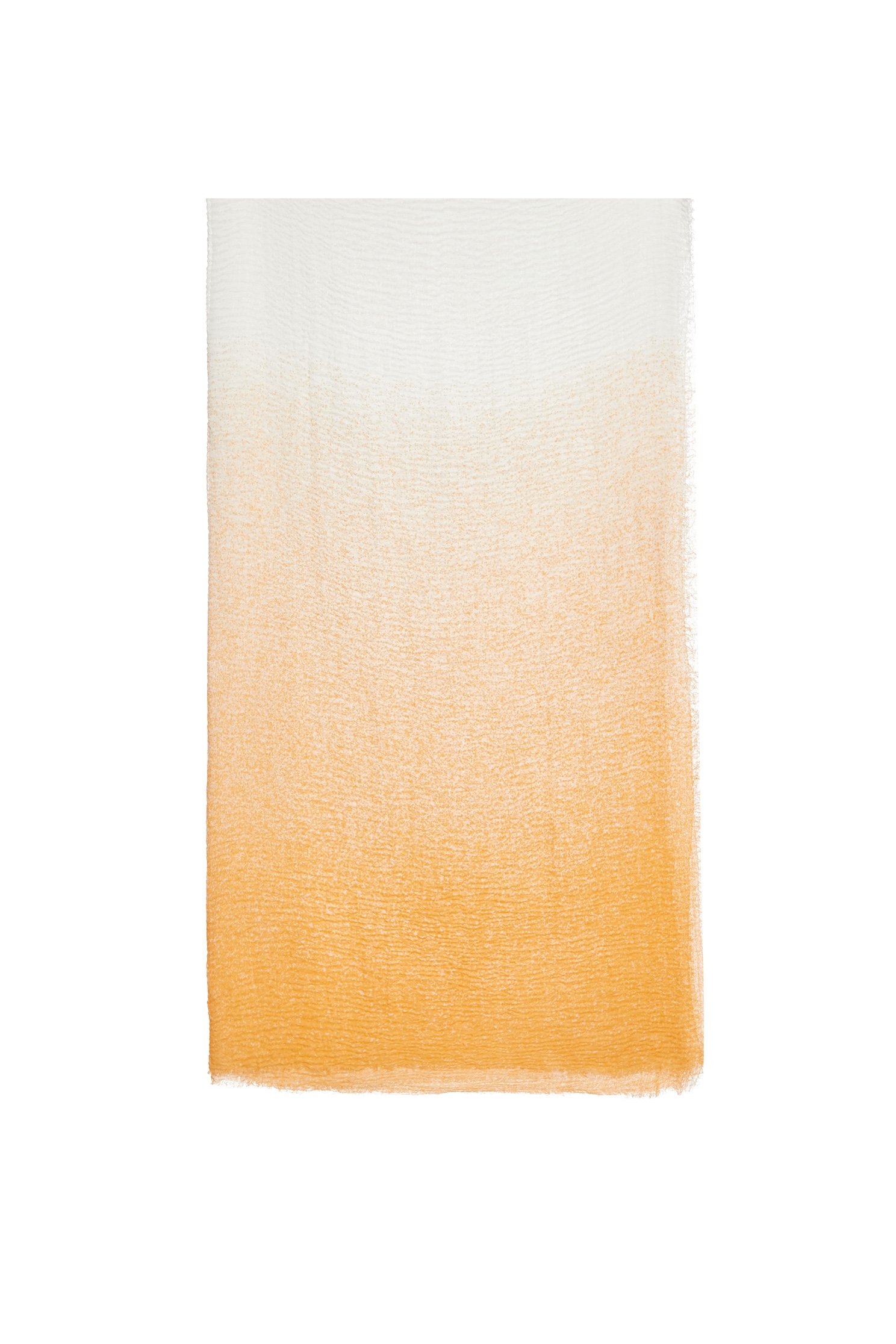 自然風紮染暖橘絲巾自然風紮染暖橘絲巾,秋冬穿搭