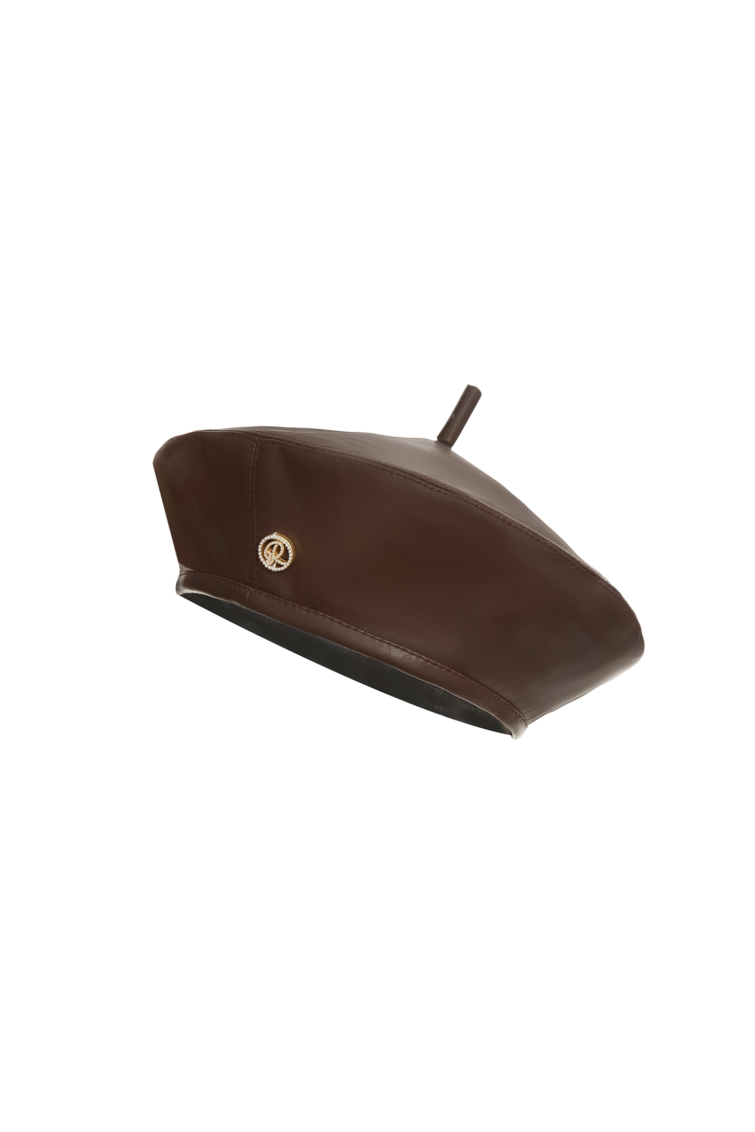 法式貝雷帽法式貝雷帽,皮革,秋冬穿搭