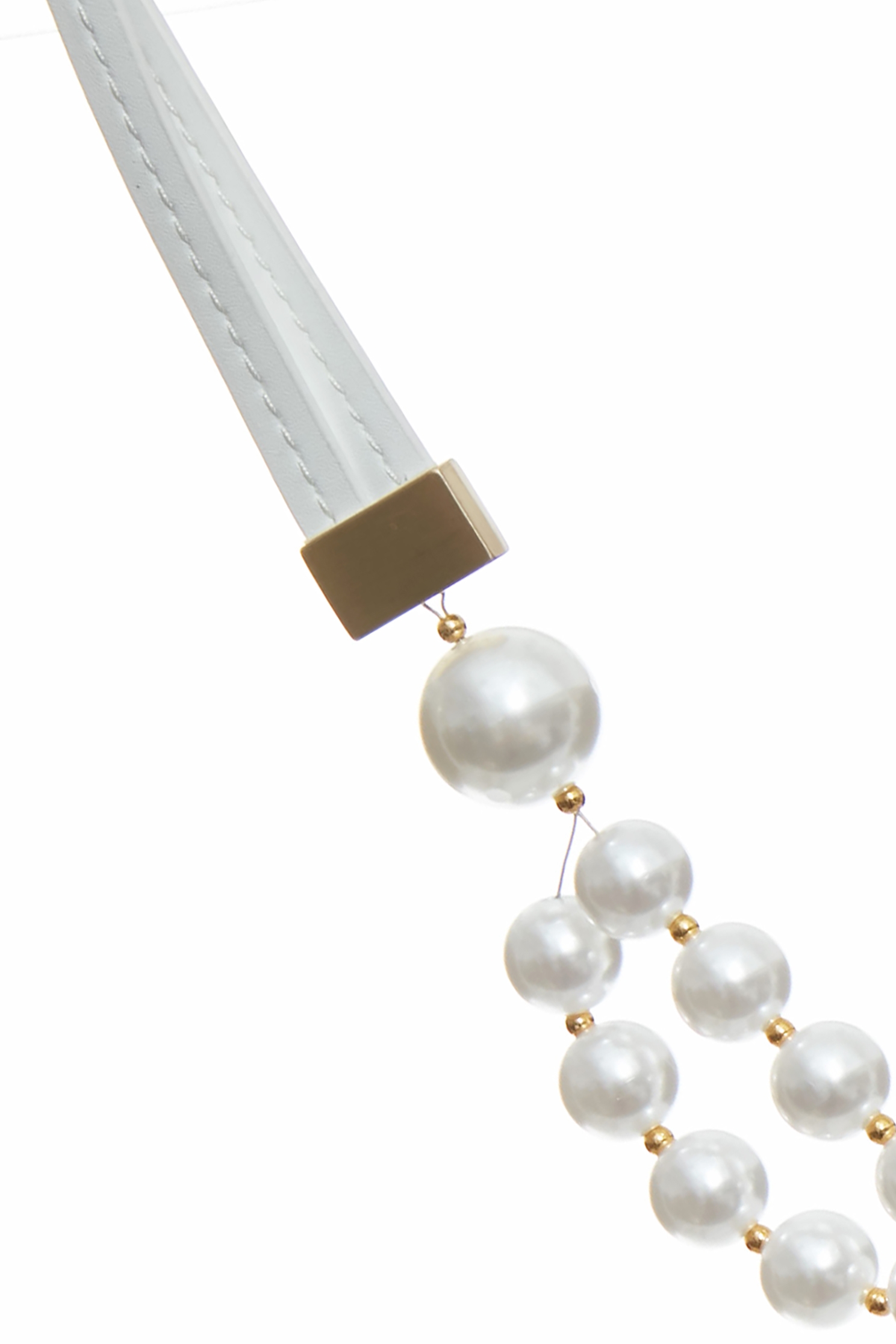 皮綁式經典珍珠腰鍊皮綁式經典珍珠腰鍊,珍珠,皮革,秋冬穿搭