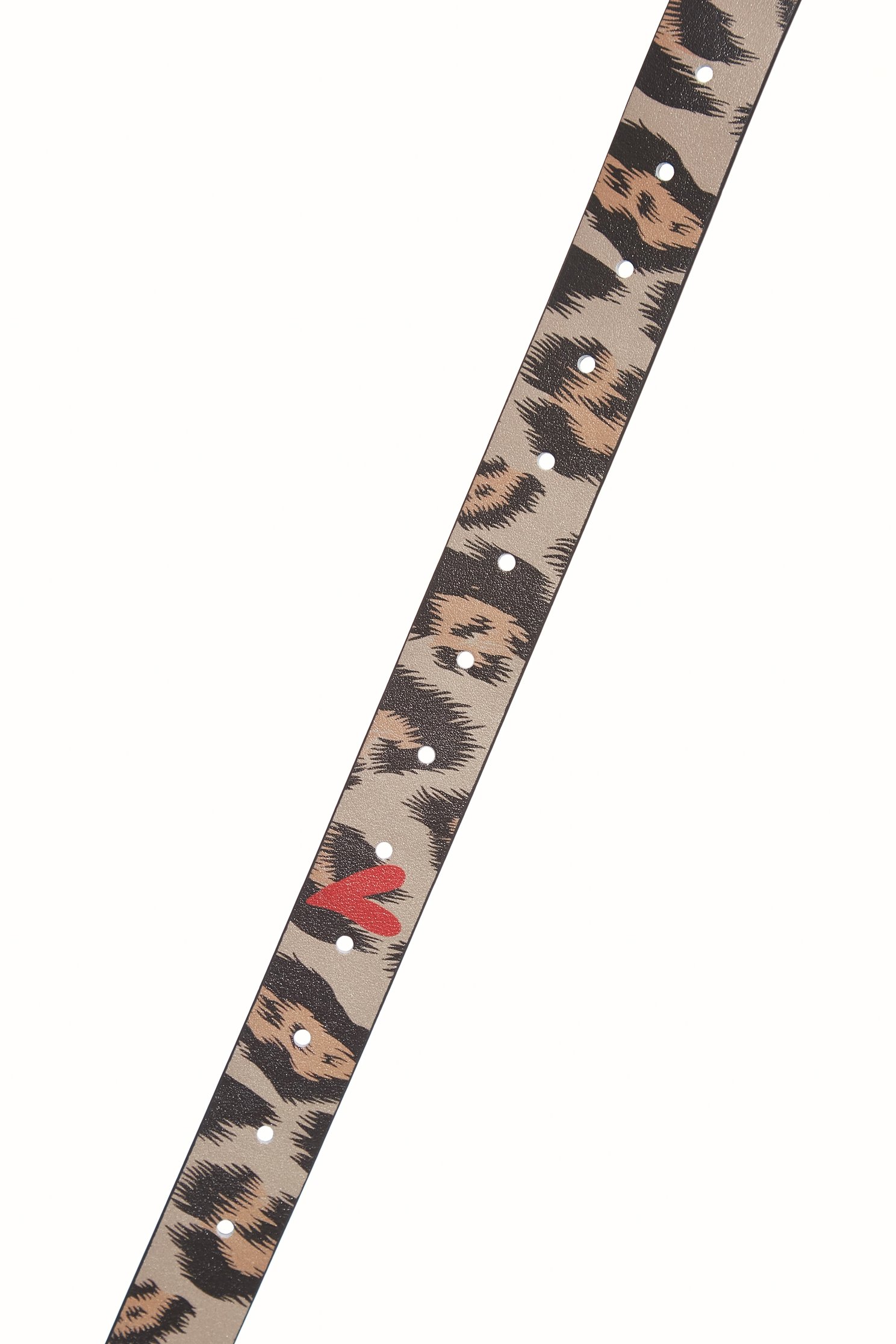 豹紋愛心金屬戒指中腰帶豹紋愛心金屬戒指中腰帶,皮帶,皮革,秋冬穿搭