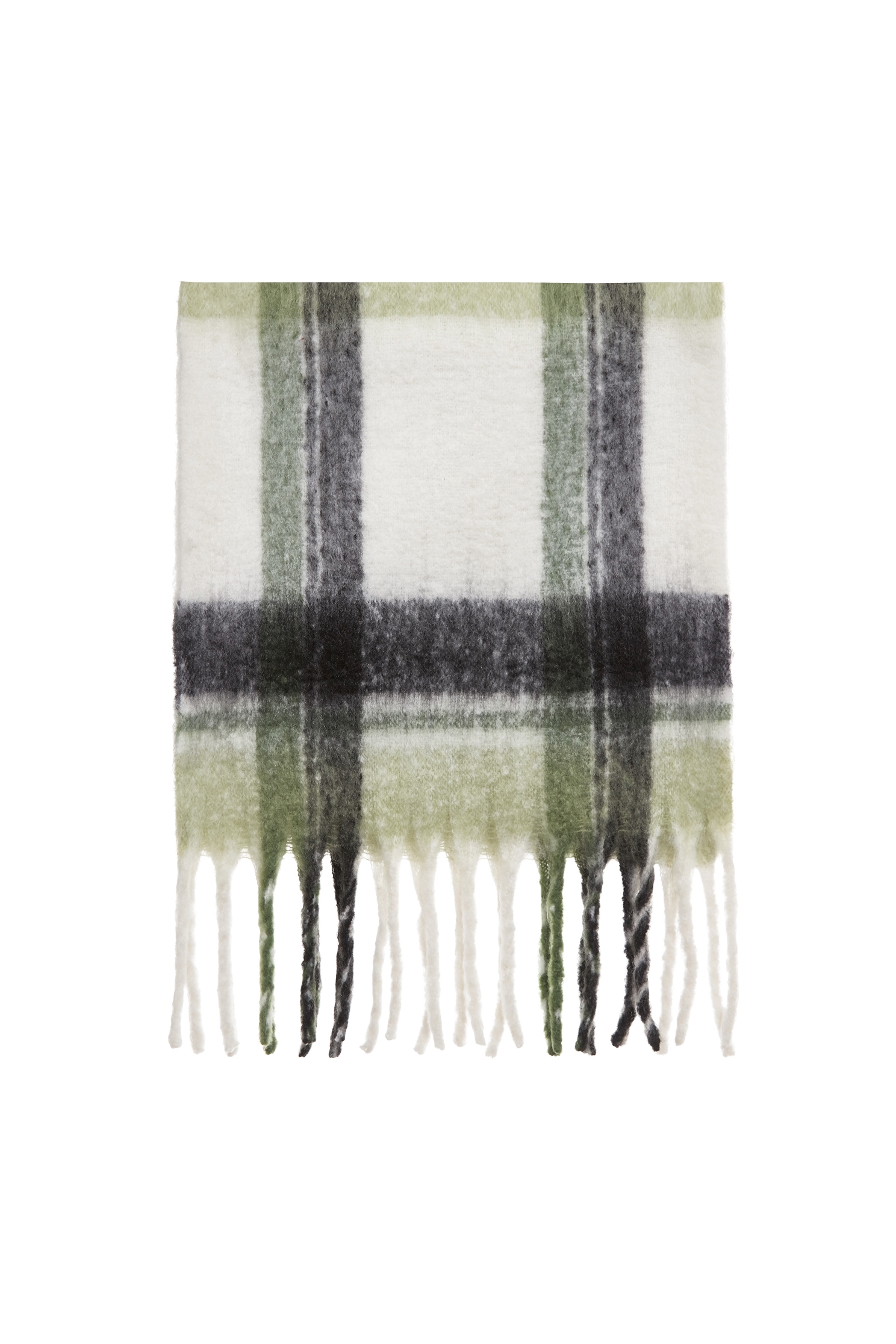 簡約暖絨格紋圍巾簡約暖絨格紋圍巾,圍巾,格紋,秋冬穿搭,針織