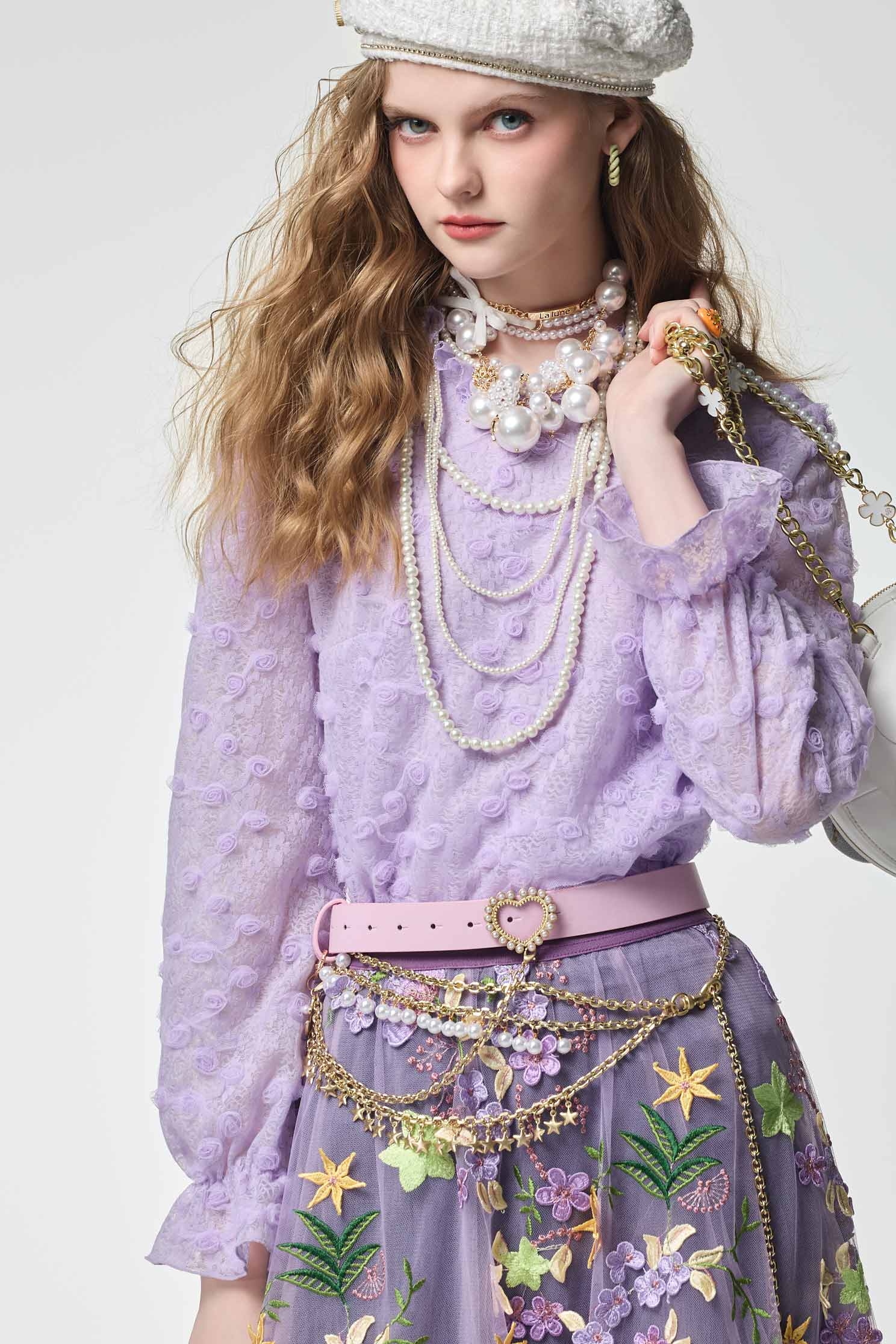 優雅星空珍珠腰鍊優雅星空珍珠腰鍊,珍珠,秋冬穿搭