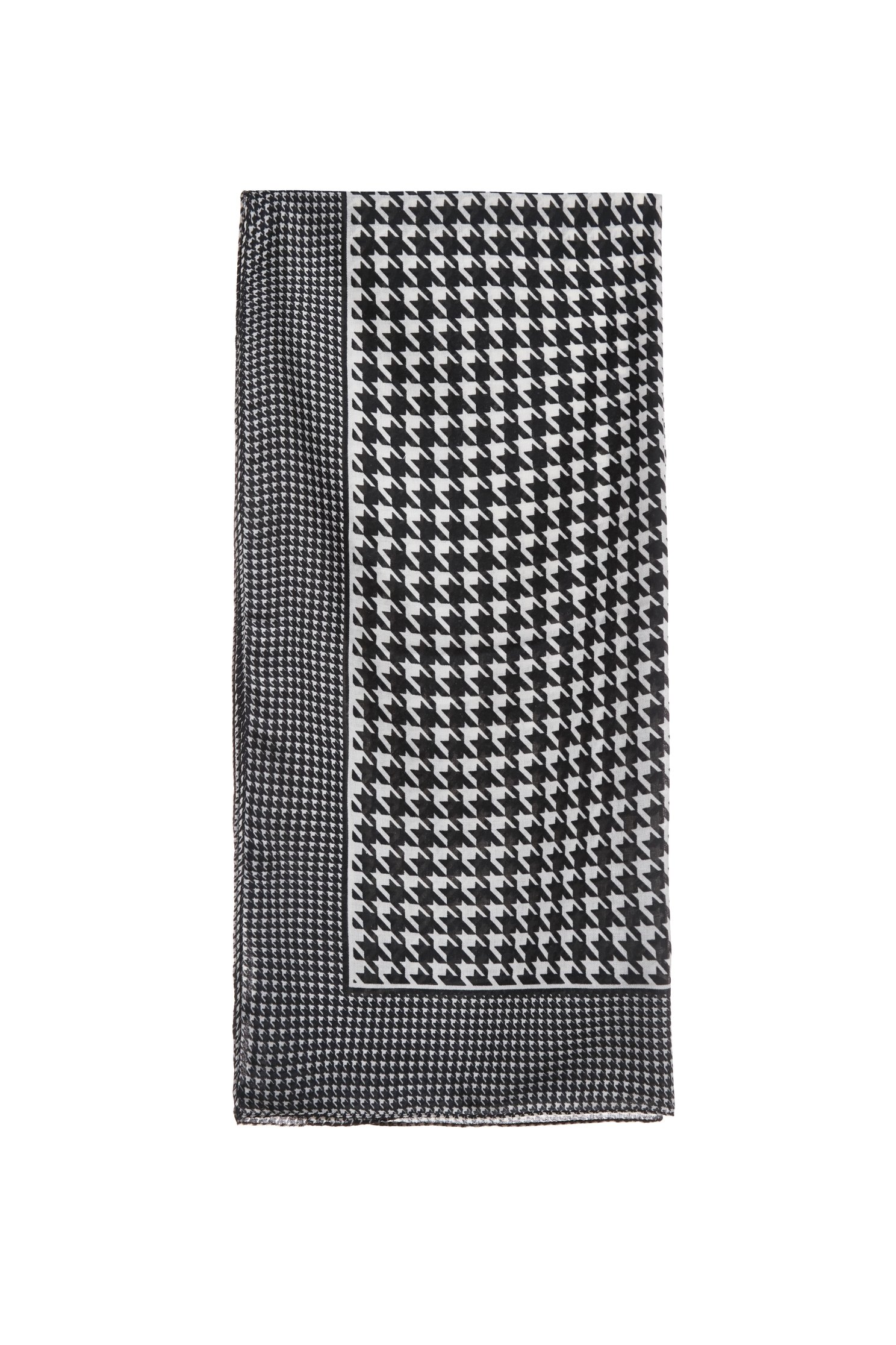 經典雙層千鳥格薄圍巾經典雙層千鳥格薄圍巾,圍巾,秋冬穿搭