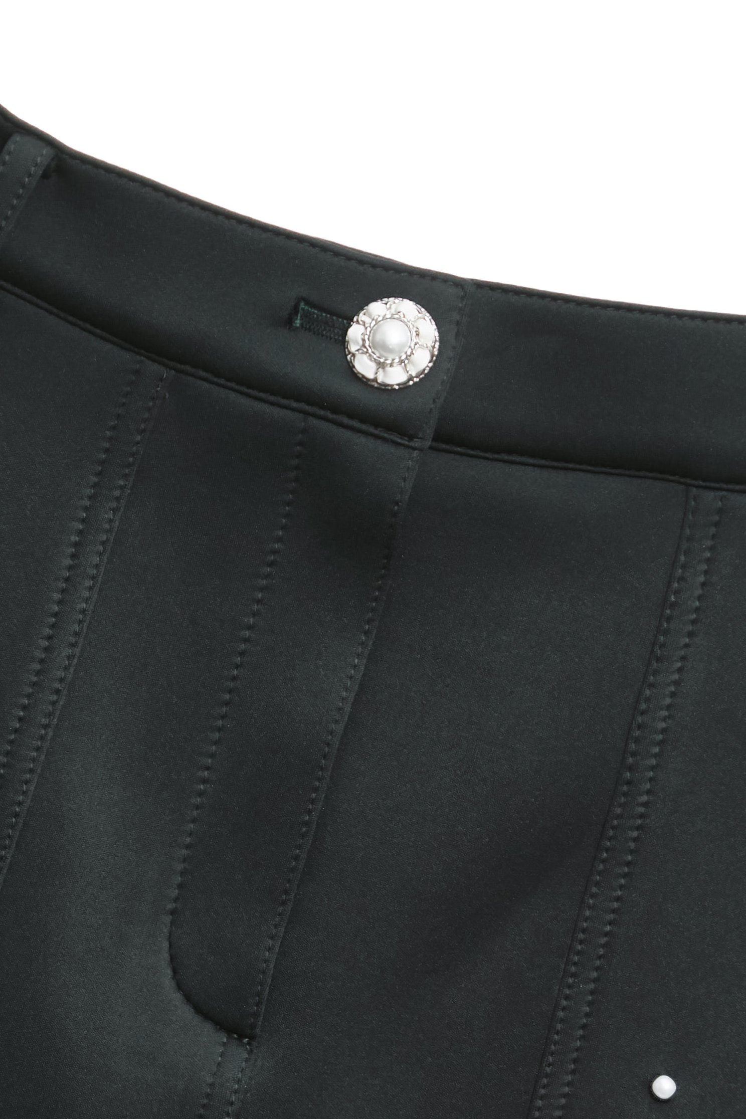 晚山新黛珍珠口袋長裙晚山新黛珍珠口袋長裙,刺繡,春夏穿搭,時髦成套搭配,珍珠,簡約穿搭,長裙