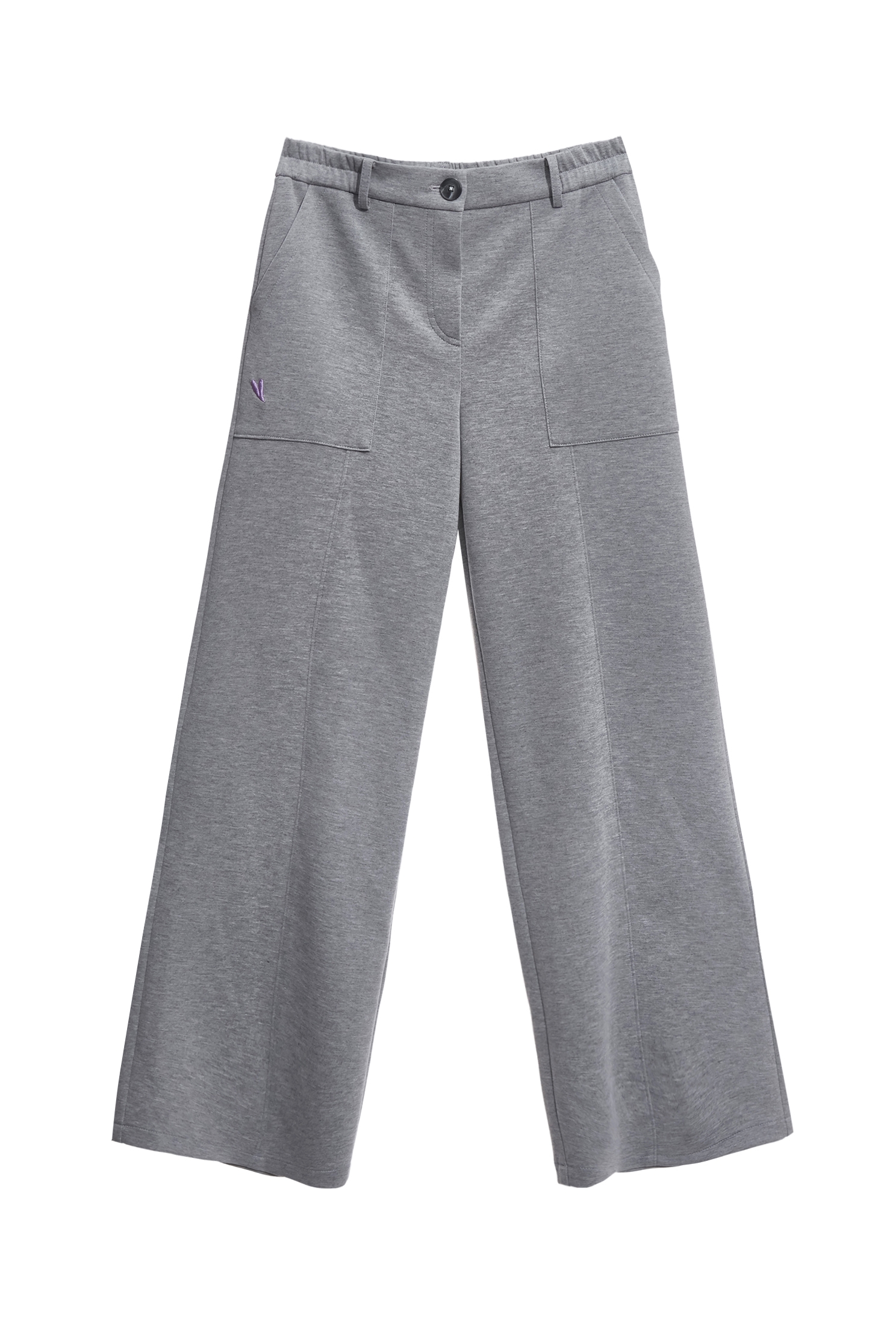 休閒風寬褲休閒風寬褲,刺繡,寬褲,秋冬穿搭,褲子,黑色褲子