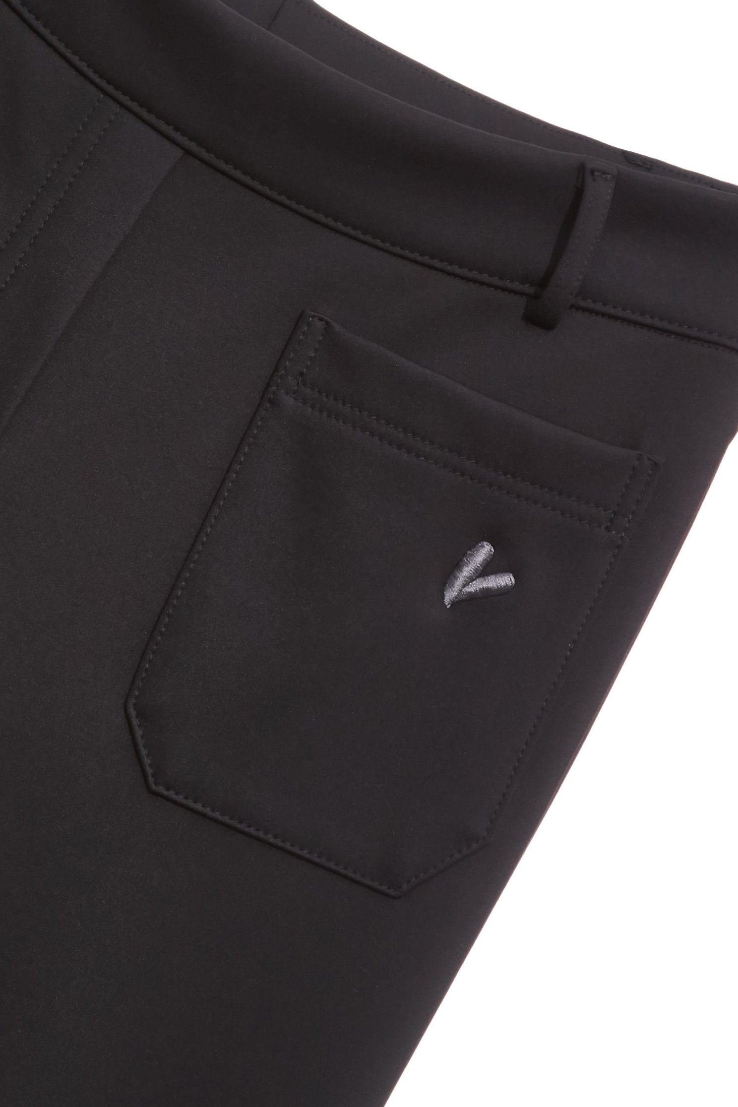 簡約鬆緊腰磨毛喇叭褲簡約鬆緊腰磨毛喇叭褲,刺繡,喇叭褲,秋冬穿搭,褲子,黑色褲子