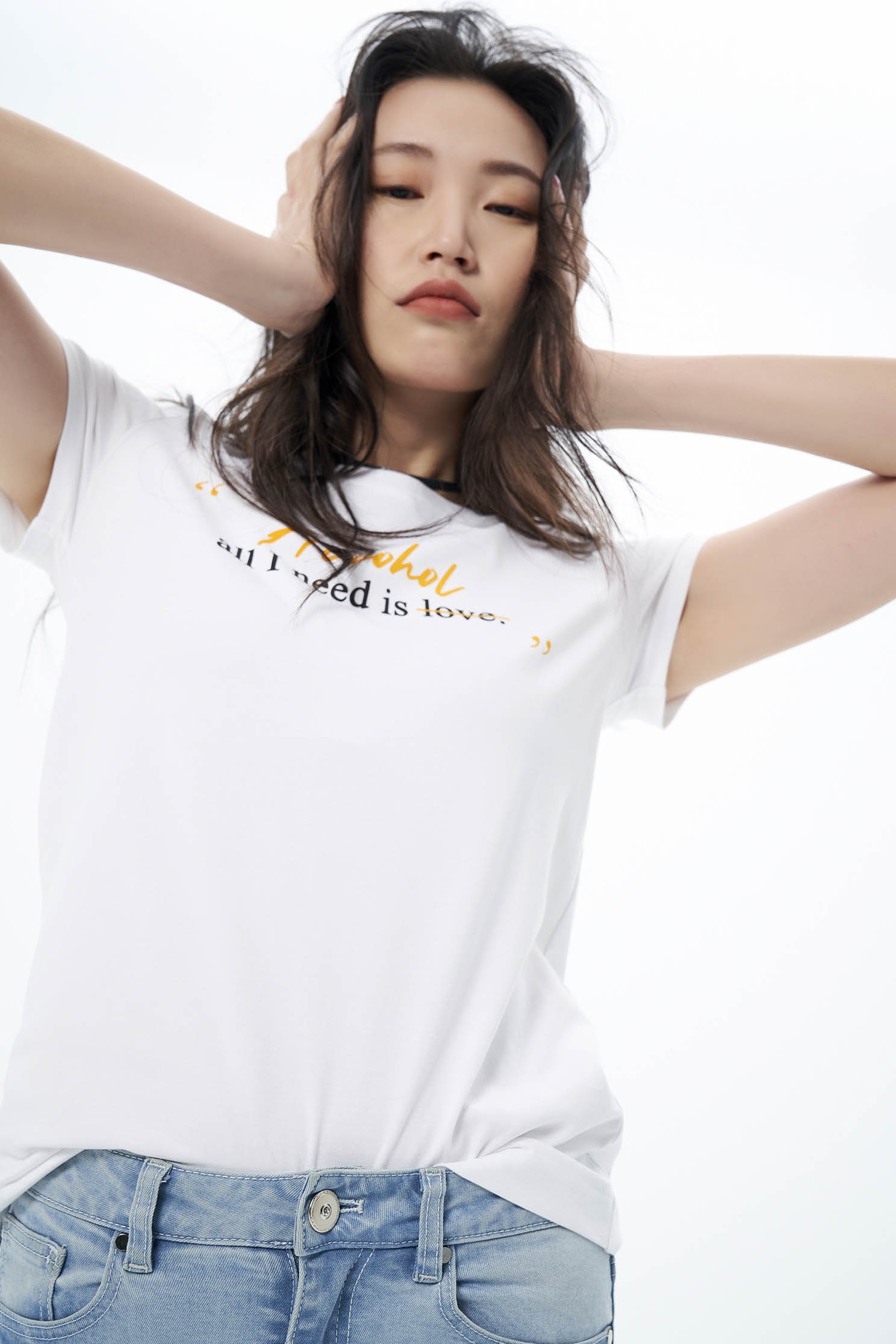 雙子座幸運色個性印花T恤雙子座幸運色個性印花T恤,T-Shirt,上衣,春夏穿搭,白色上衣,秋冬穿搭,純棉,舒適主義,針織