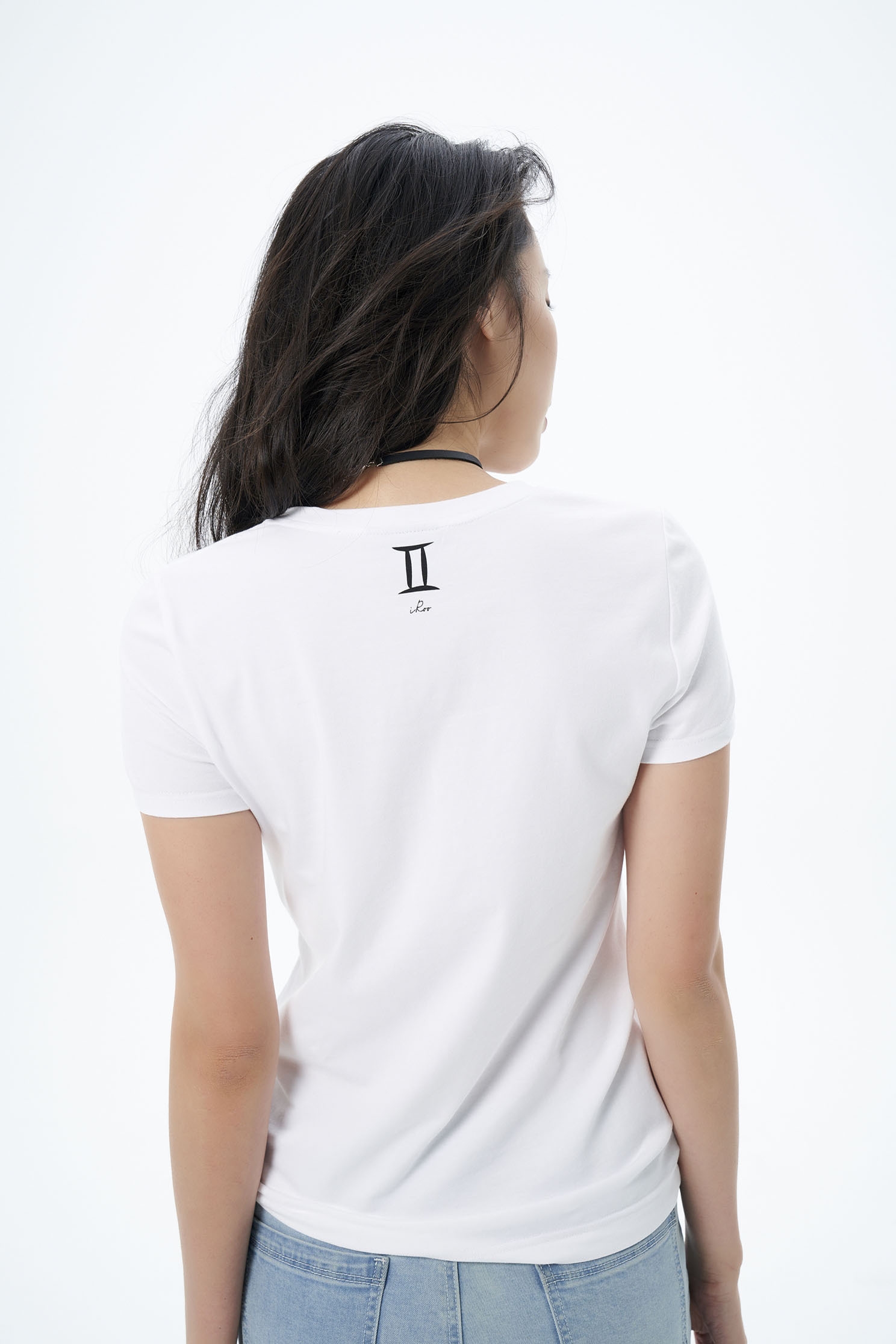 雙子座幸運色個性印花T恤雙子座幸運色個性印花T恤,T-Shirt,上衣,春夏穿搭,白色上衣,秋冬穿搭,純棉,舒適主義,針織