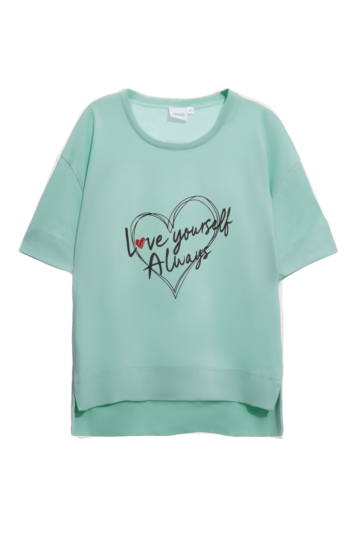 Love Yourself Always 印花寬版上衣Love Yourself Always 印花寬版上衣,上衣,刺繡,春夏穿搭,白色上衣,黑色上衣