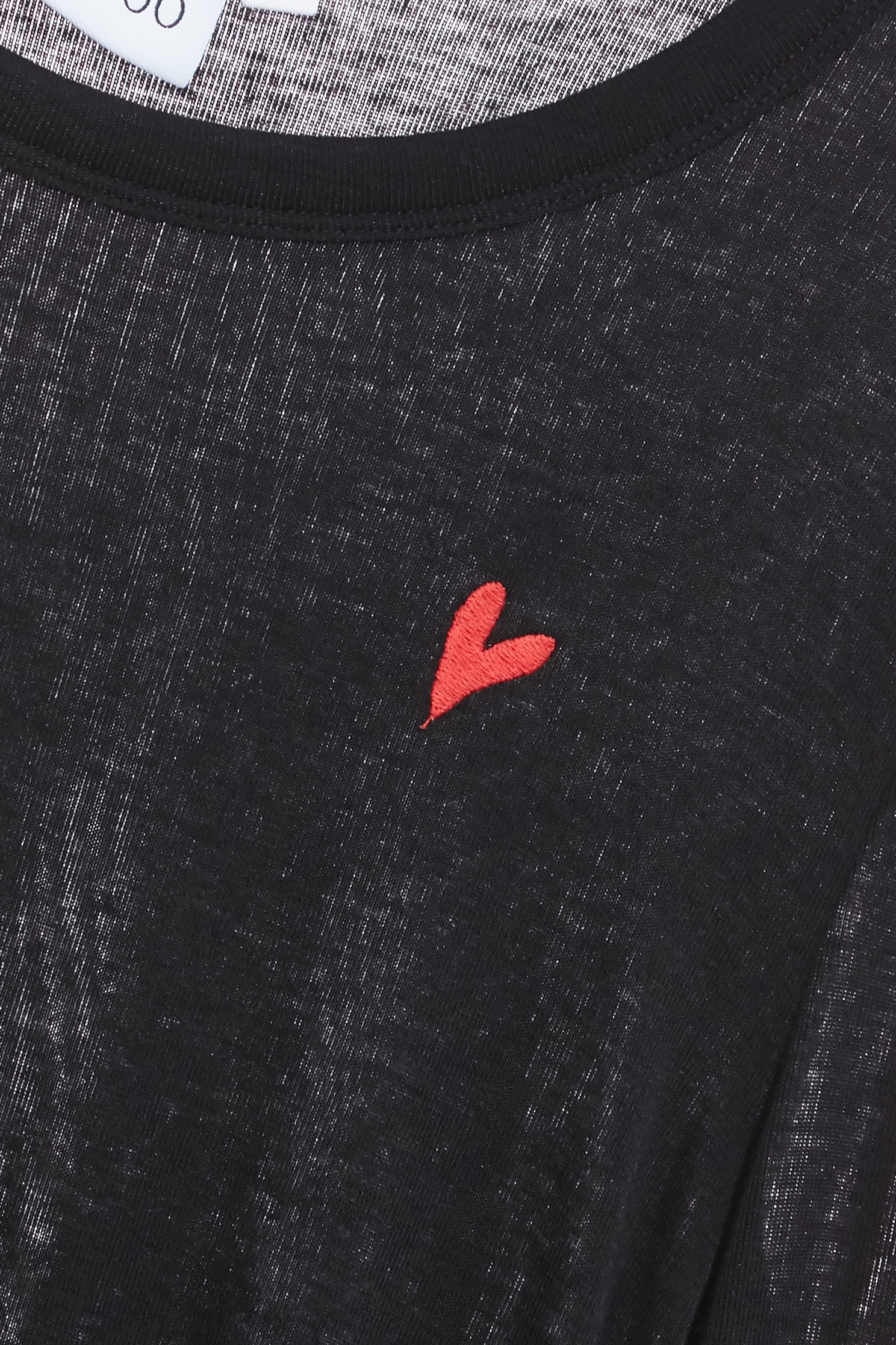 極簡天絲羊毛圓領上衣極簡天絲羊毛圓領上衣,上衣,刺繡,秋冬穿搭,黑色上衣