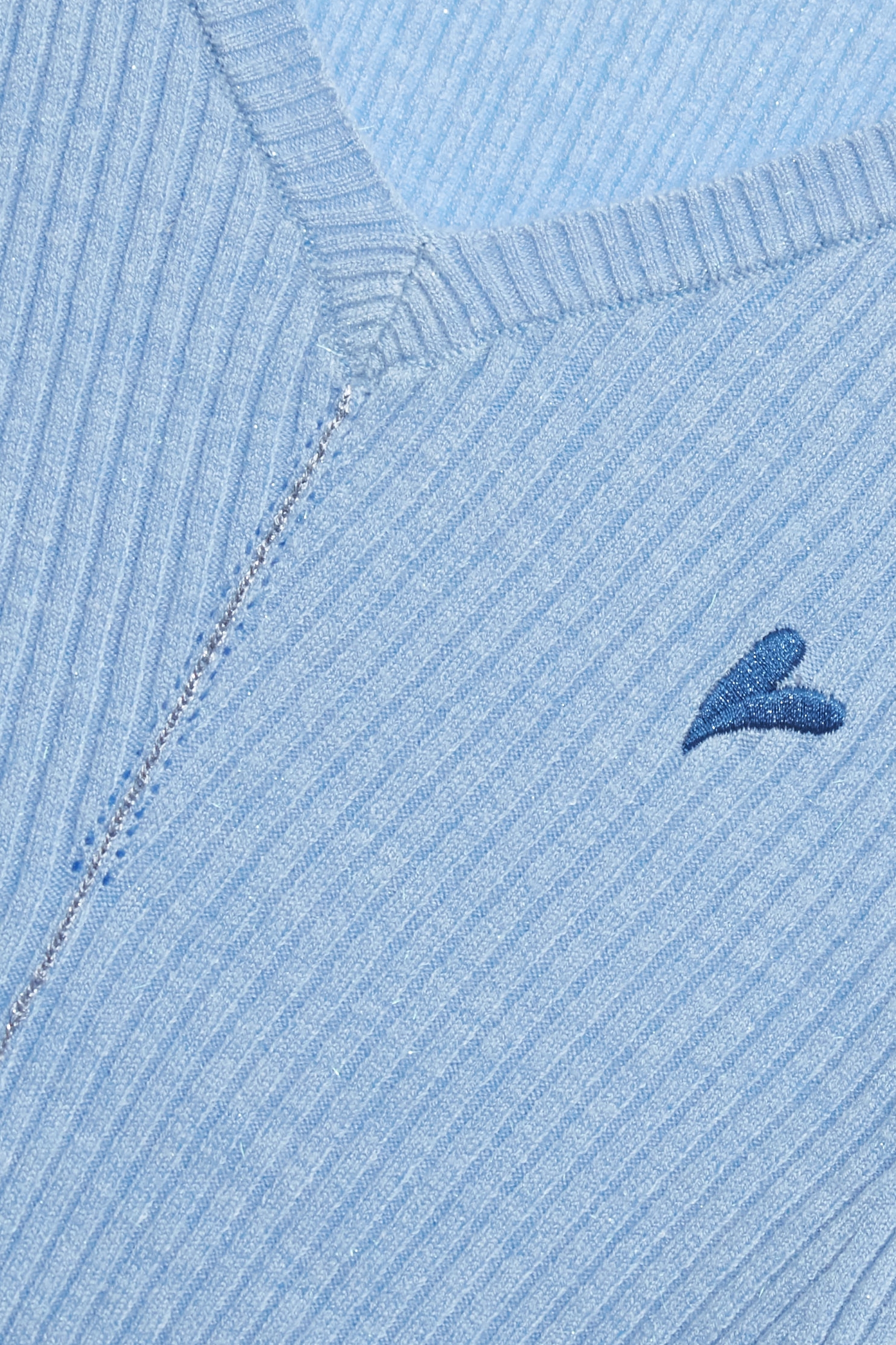 簡約正反針針織上衣簡約正反針針織上衣,V領上衣,上衣,刺繡,秋冬穿搭,簡約穿搭,荷葉,針織,針織上衣