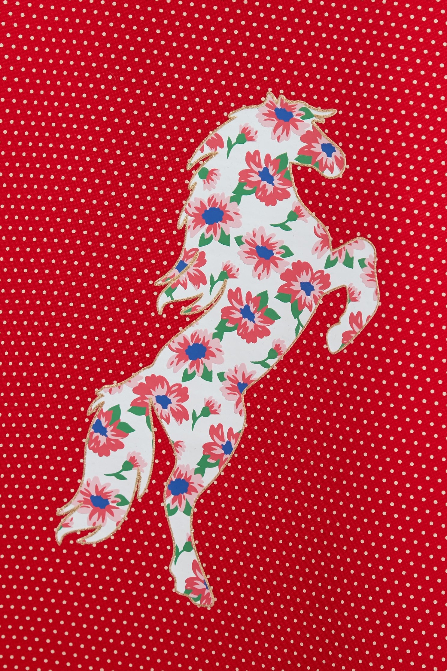 富貴大發 ‧ 圓滿生活 ‧會員特權限量福袋富貴大花印花上衣