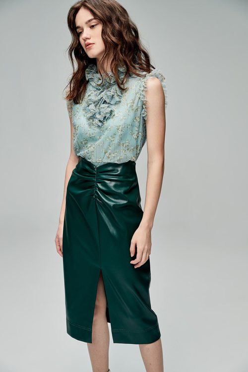 冬季小杏花印花上衣,碎花