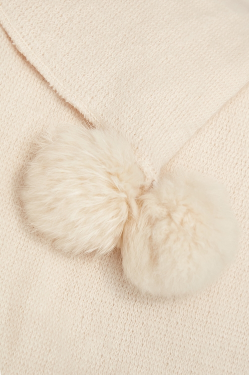 可愛軟綿兔毛圍巾,,可愛軟綿兔毛圍巾,圍巾,秋冬穿搭,針織