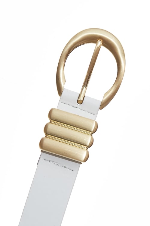 簡約金屬戒指中腰帶,皮帶,腰帶