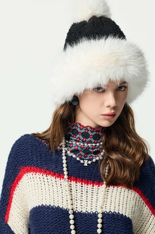 毛茸茸針織毛帽,,毛茸茸針織毛帽,格紋,秋冬穿搭,秋冬穿搭,針織,秋冬穿搭,針織