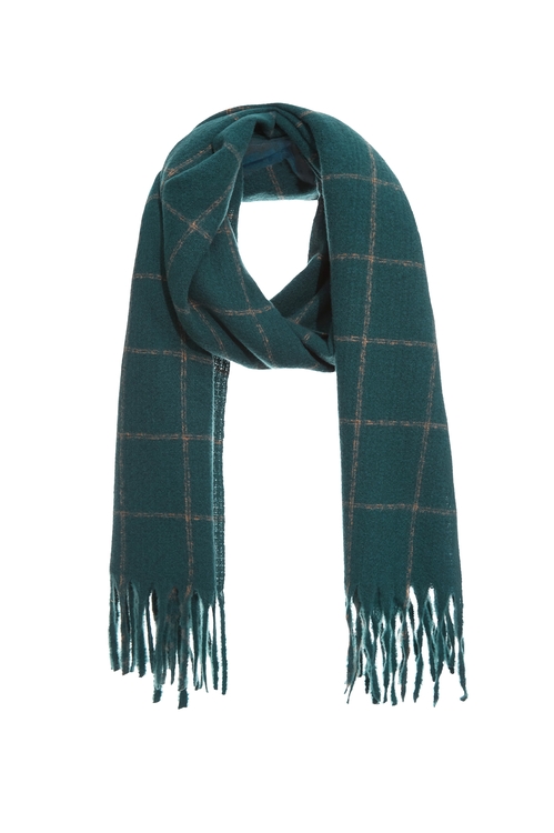 簡約知性格紋圍巾,,簡約知性格紋圍巾,圍巾,格紋,秋冬穿搭,針織