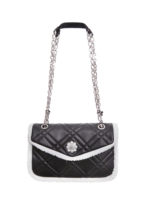 經典菱格毛邊多用側背包,,經典菱格毛邊多用側背包,側背包,春夏穿搭,珍珠,皮革