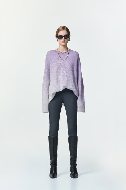 簡約顯瘦開衩合身褲,,簡約顯瘦開衩合身褲,刺繡,秋冬穿搭,窄管褲,褲子