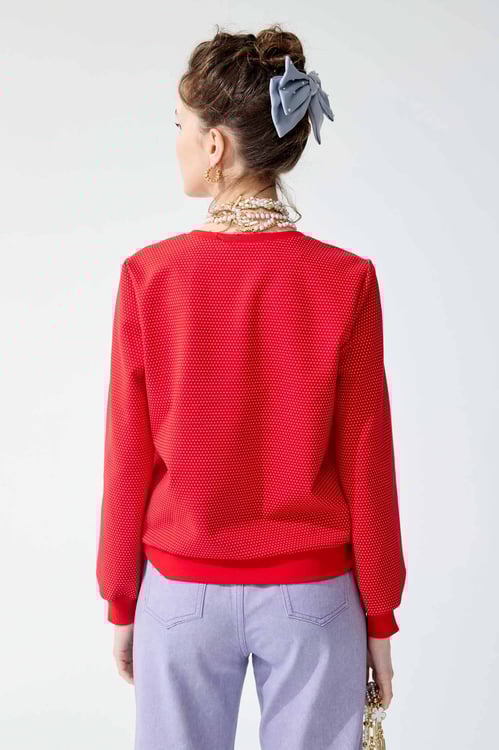 富貴大發 ‧ 圓滿生活 ‧會員特權限量福袋,,富貴大花印花上衣