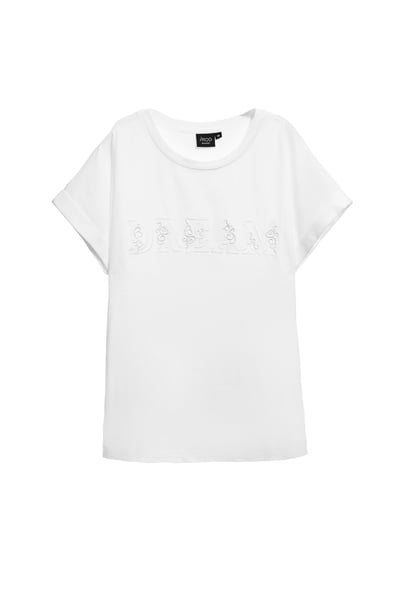 綴夢想刺繡T恤上衣