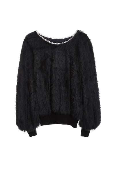 珍珠仿皮草溫暖感單品